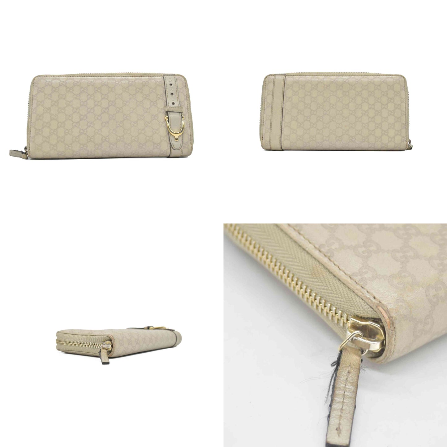 $880 Gucci  Microguccissima Pattern Leather Continental Wallet CONSIGNMENT