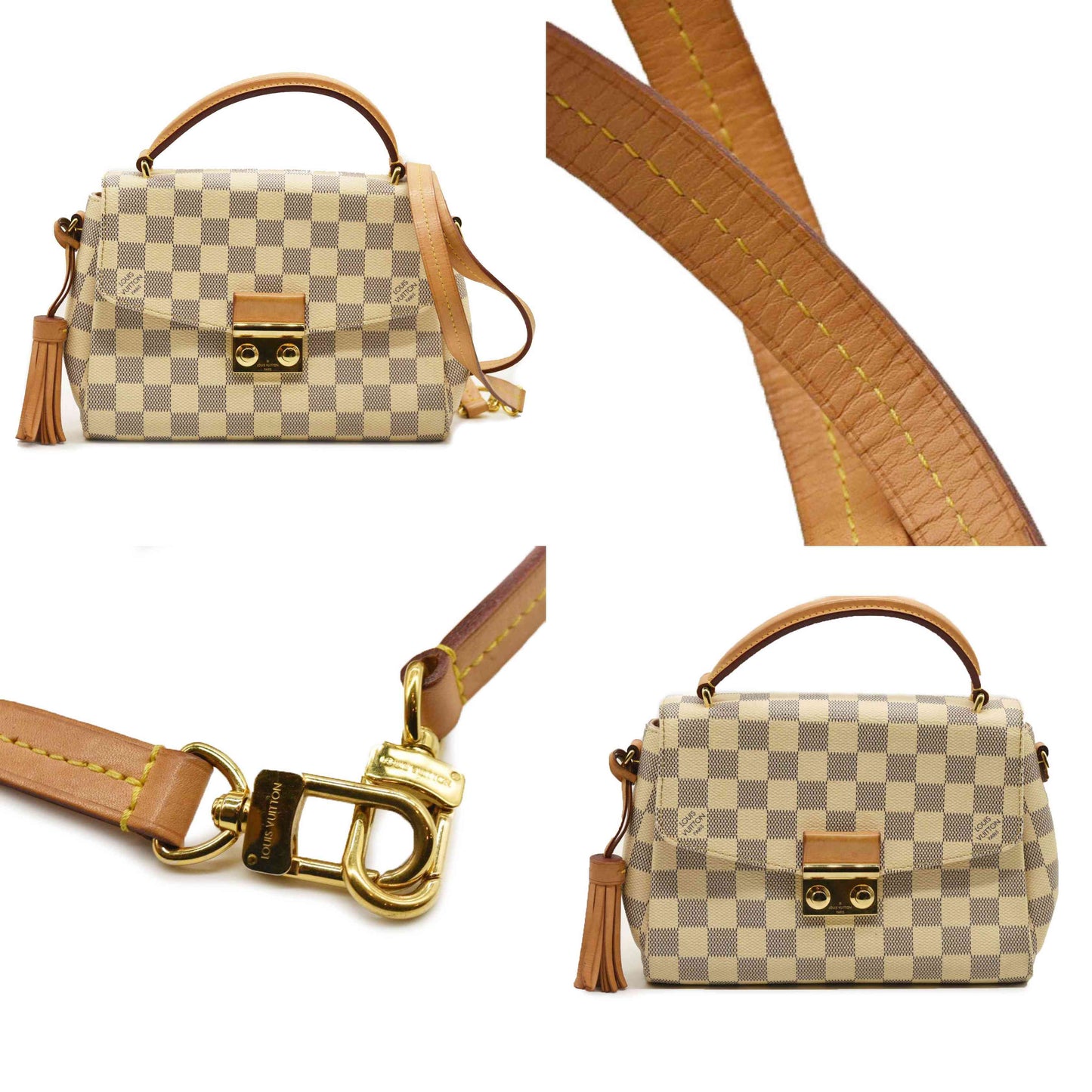 LOUIS VUITTON Damier Azur Croisette TR0188