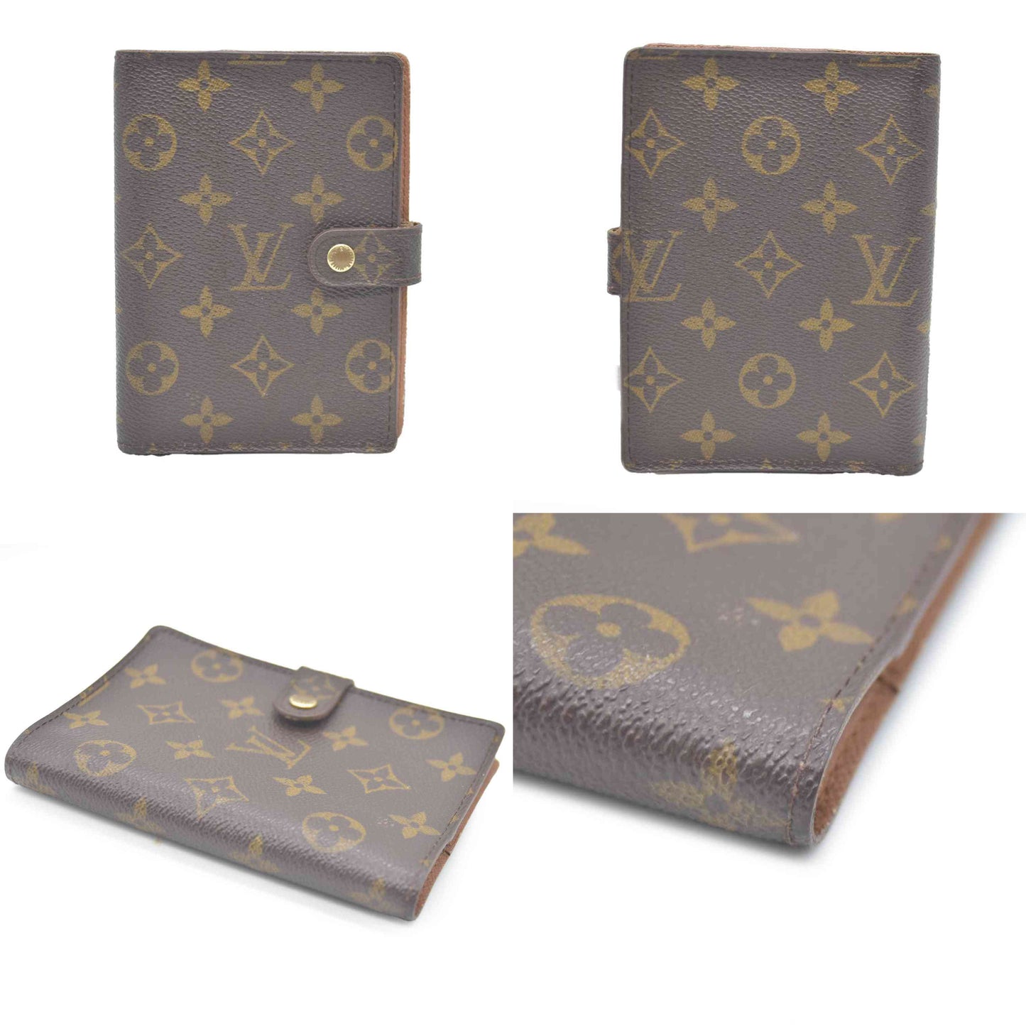 Louis Vuitton Monogram Agenda PM Notebook Cover Brown CA0928