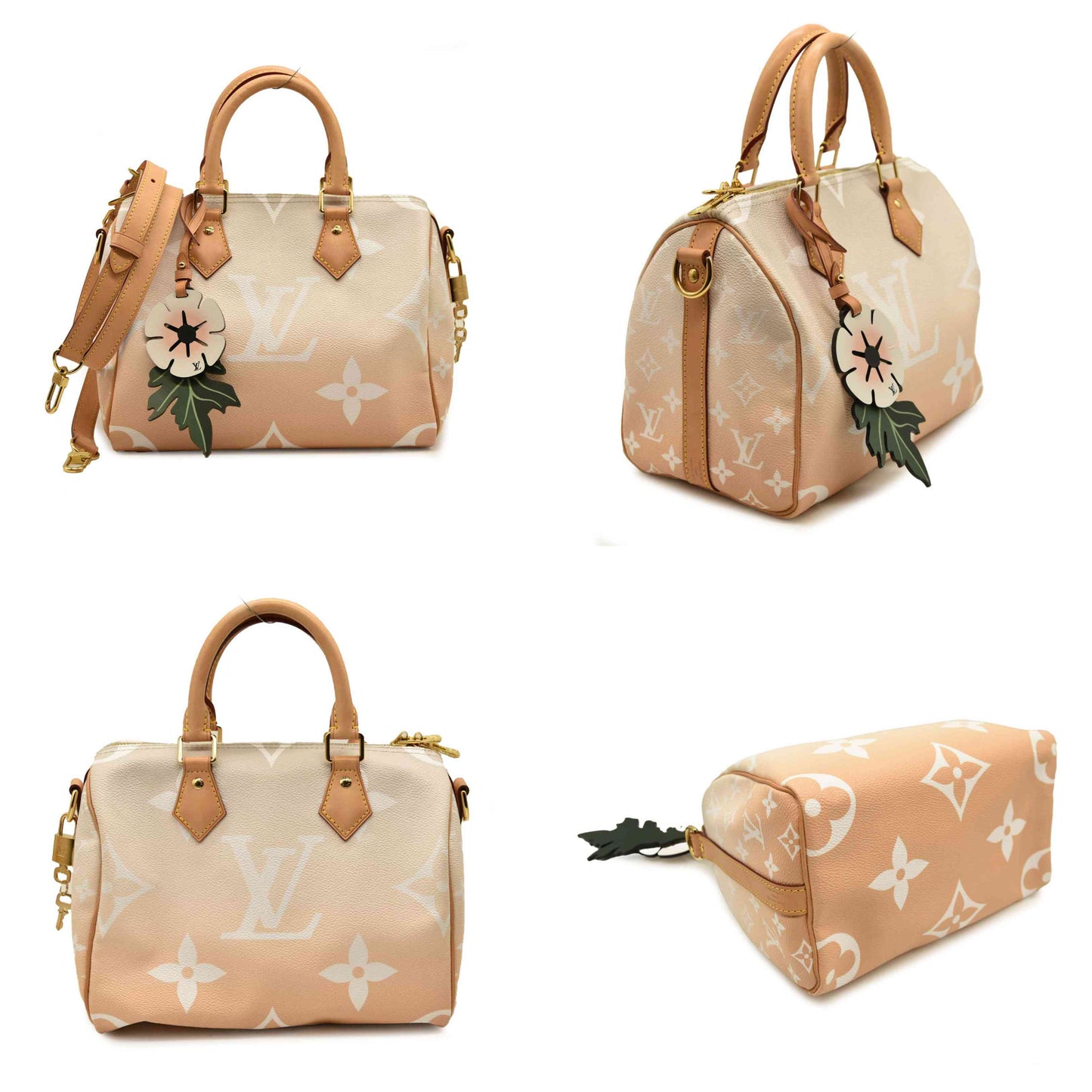 Louis Vuitton  Monogram Giant By The Pool Speedy Bandouliere 25 Brume