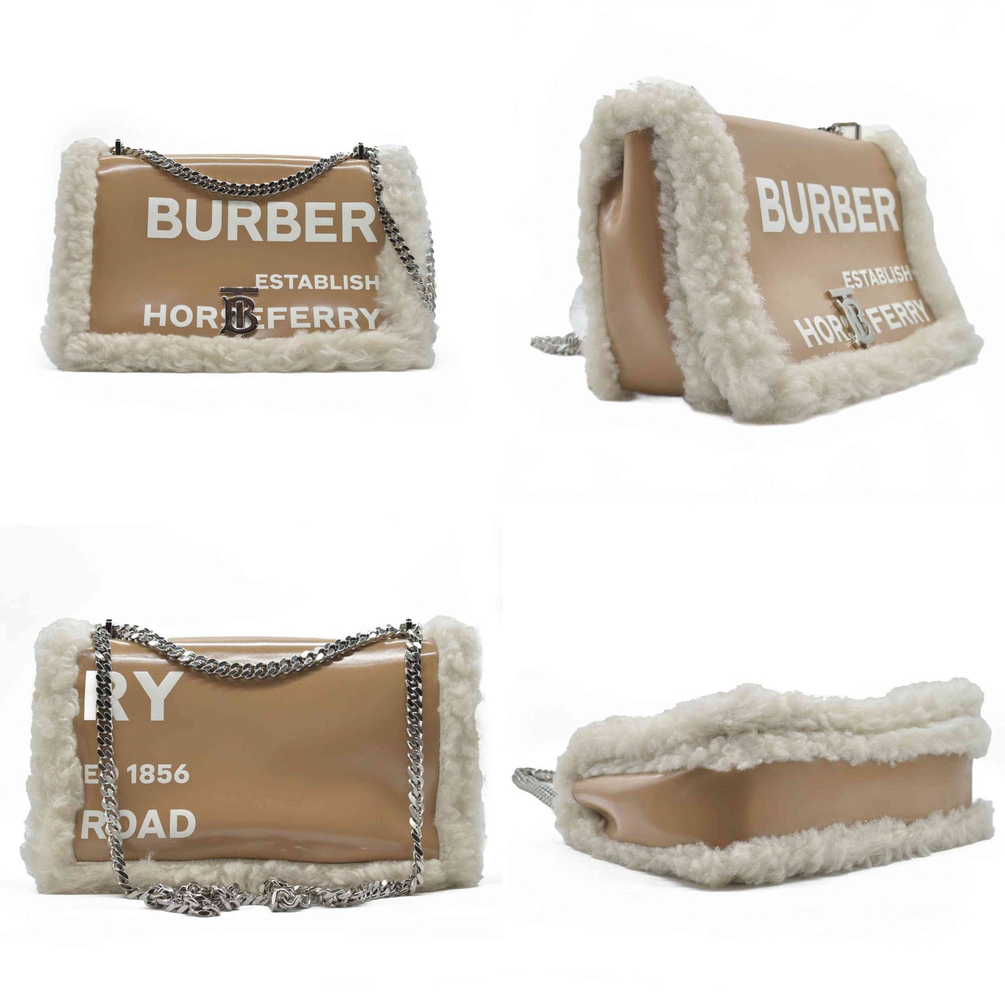 Burberry Shearling Trim Lola Bag CONSIGNMENT