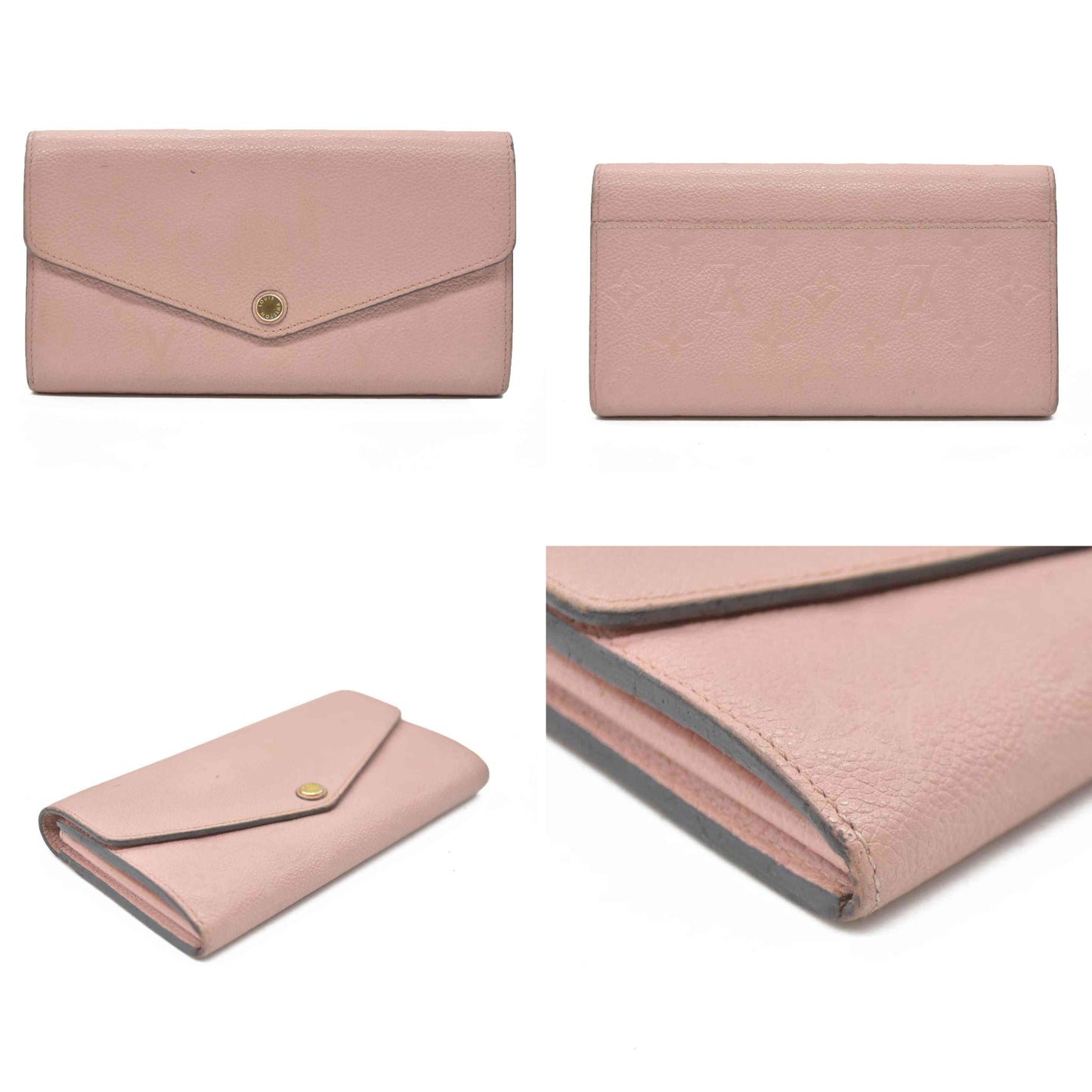 LOUIS VUITTON Monogram Empreinte Portefeuille Sarah Long Wallet