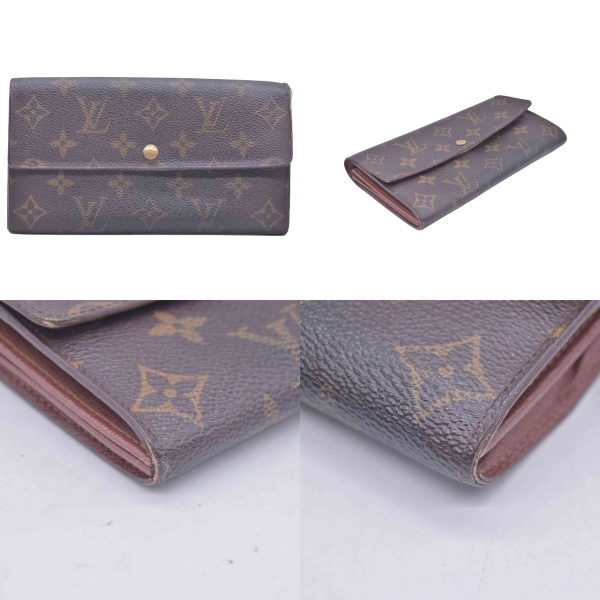 $725 2000 Louis Vuitton Monogram Sarah Wallet SD1010 CONSIGNMENT 10021127