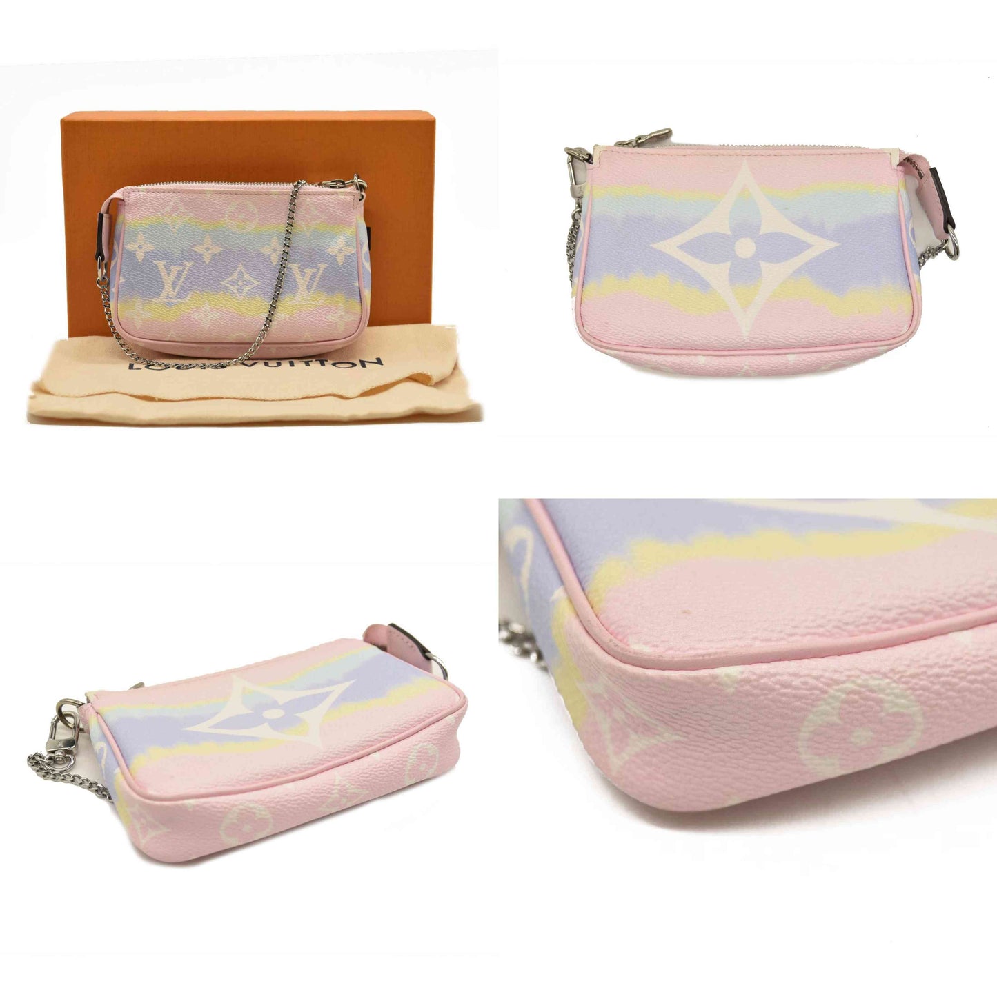 LOUIS VUITTON  Monogram Escale Mini Pochette Accessories Pastel