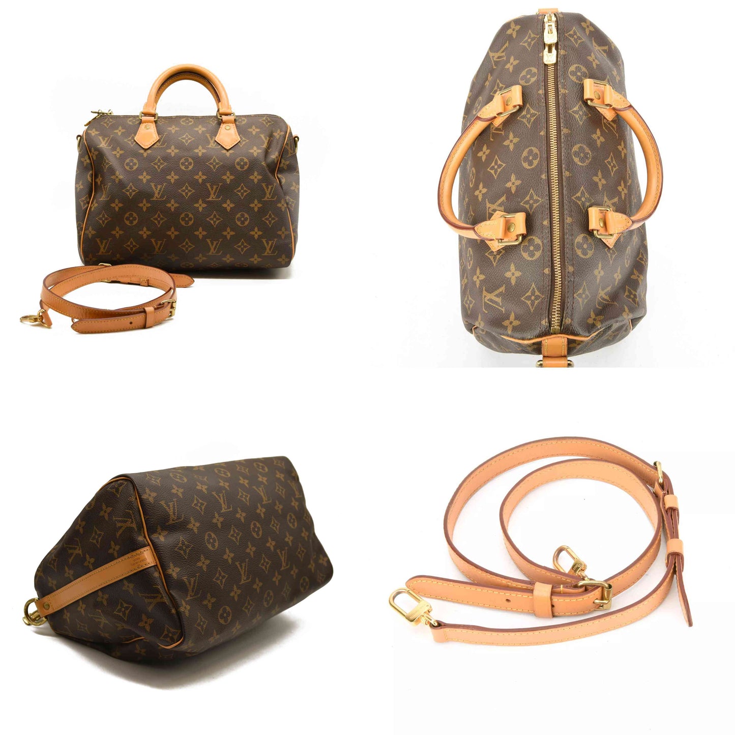 Louis Vuitton Monogram Speedy 30 Bandouliere 1125