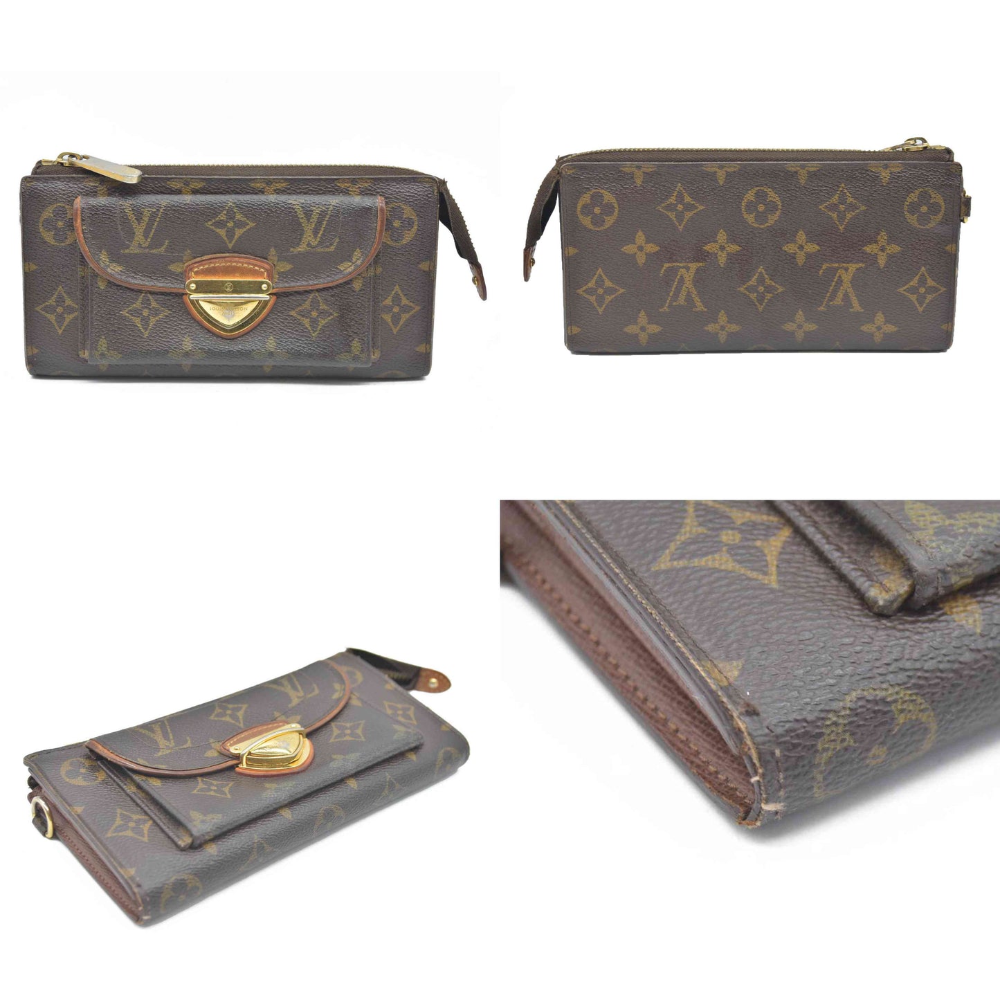 LOUIS VUITTON Monogram  Portefeuille Astrid Zippy Long Wallet