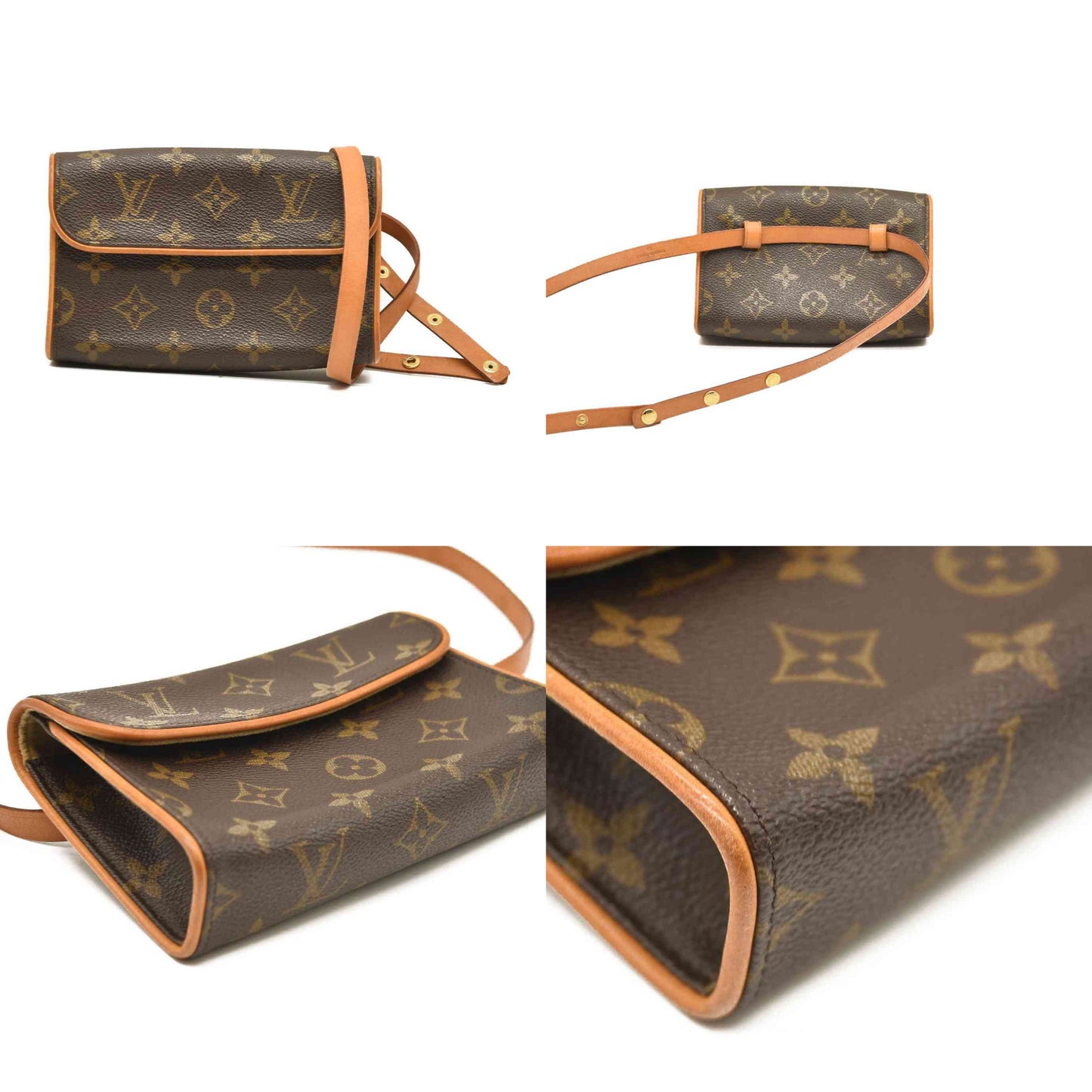 LOUIS VUITTON  Monogram Pochette Florentine Belt Bag XS FL1022