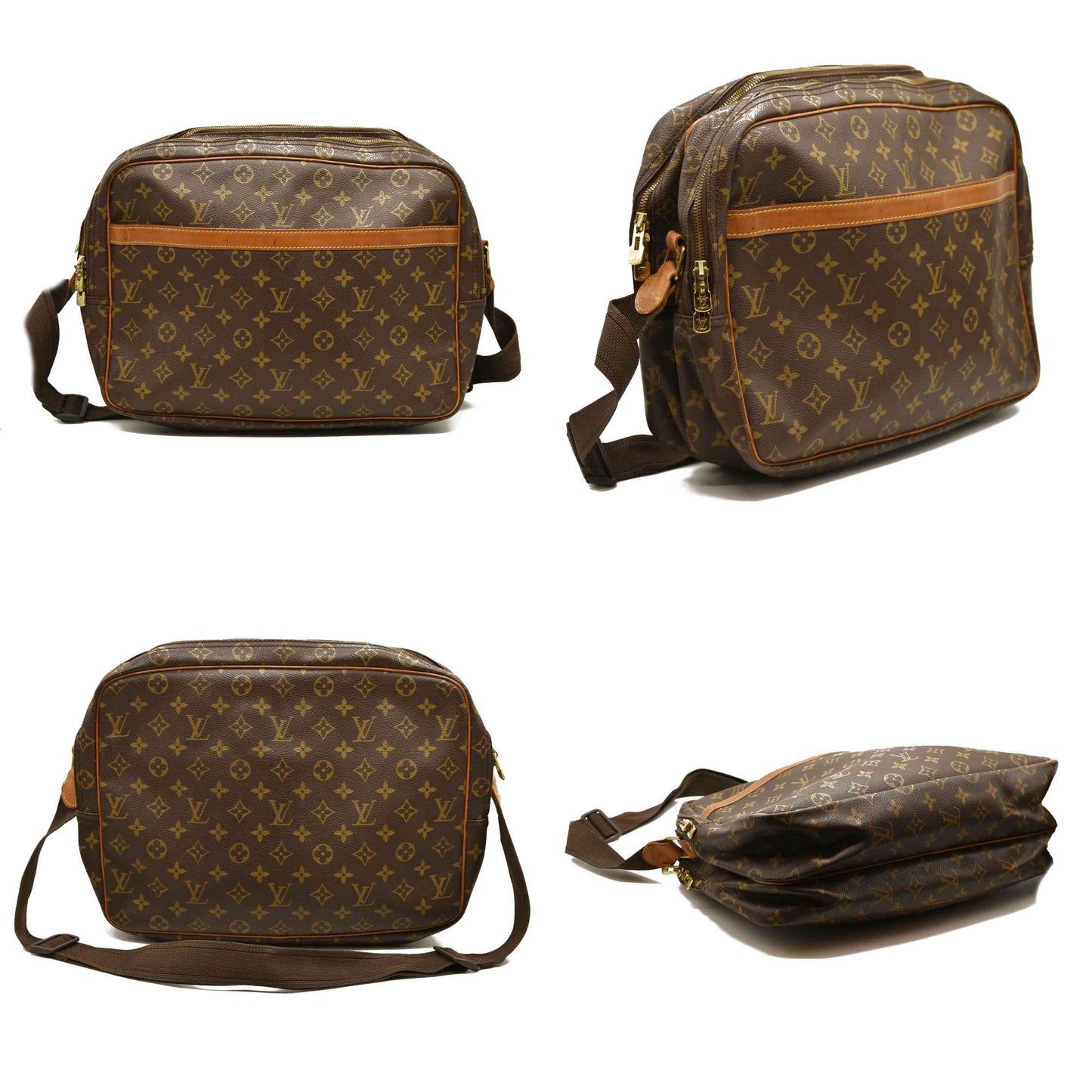 LOUIS VUITTON Monogram Reporter GM  SP0945