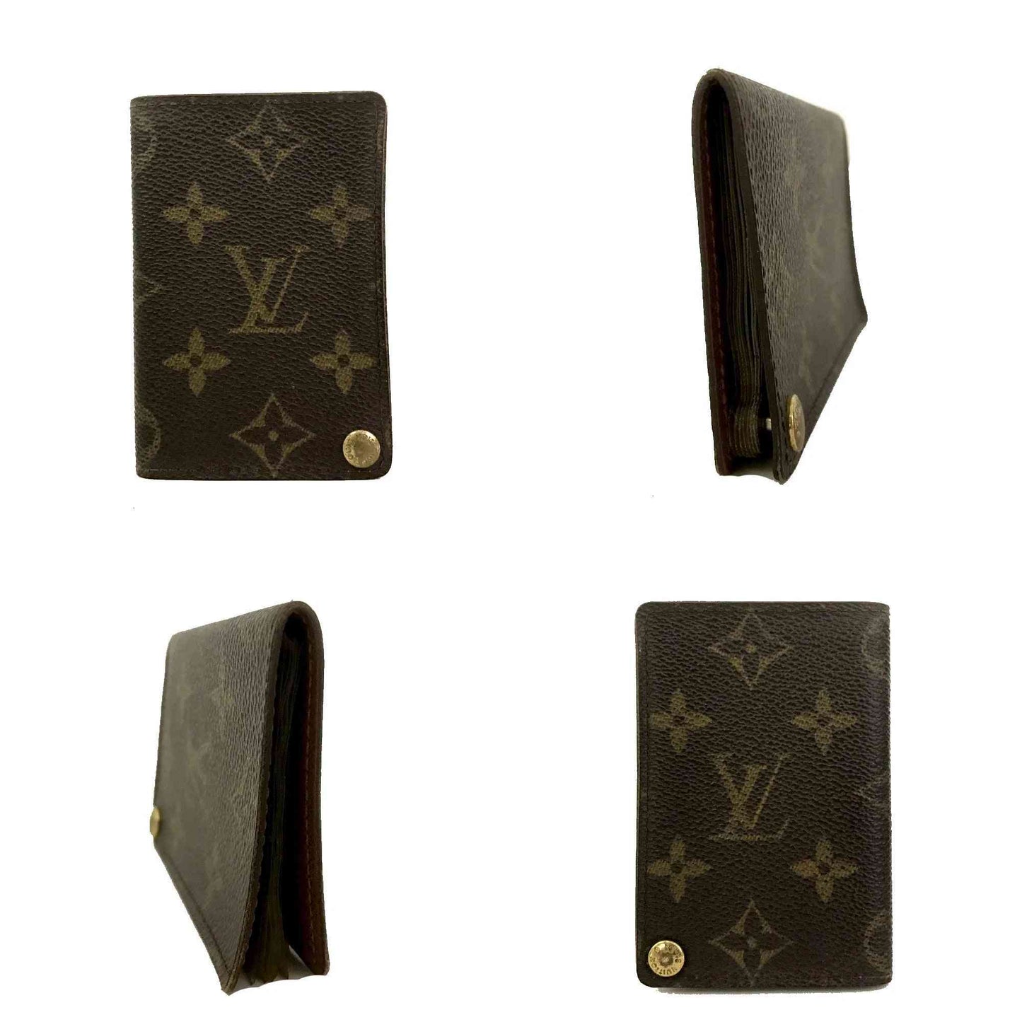 Louis Vuitton Monogram Porte Cartes Credit Pression Card Case CT1001