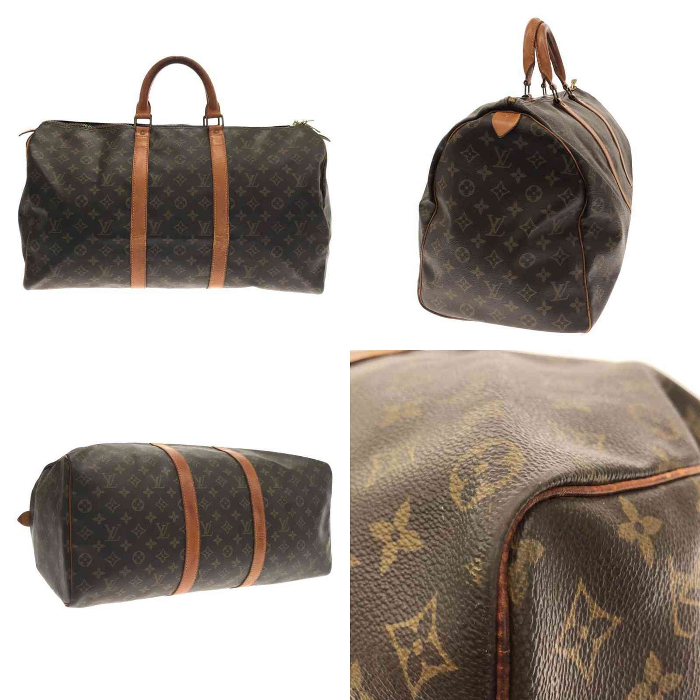 LOUIS VUITTON Monogram Keepall 50  FH0940