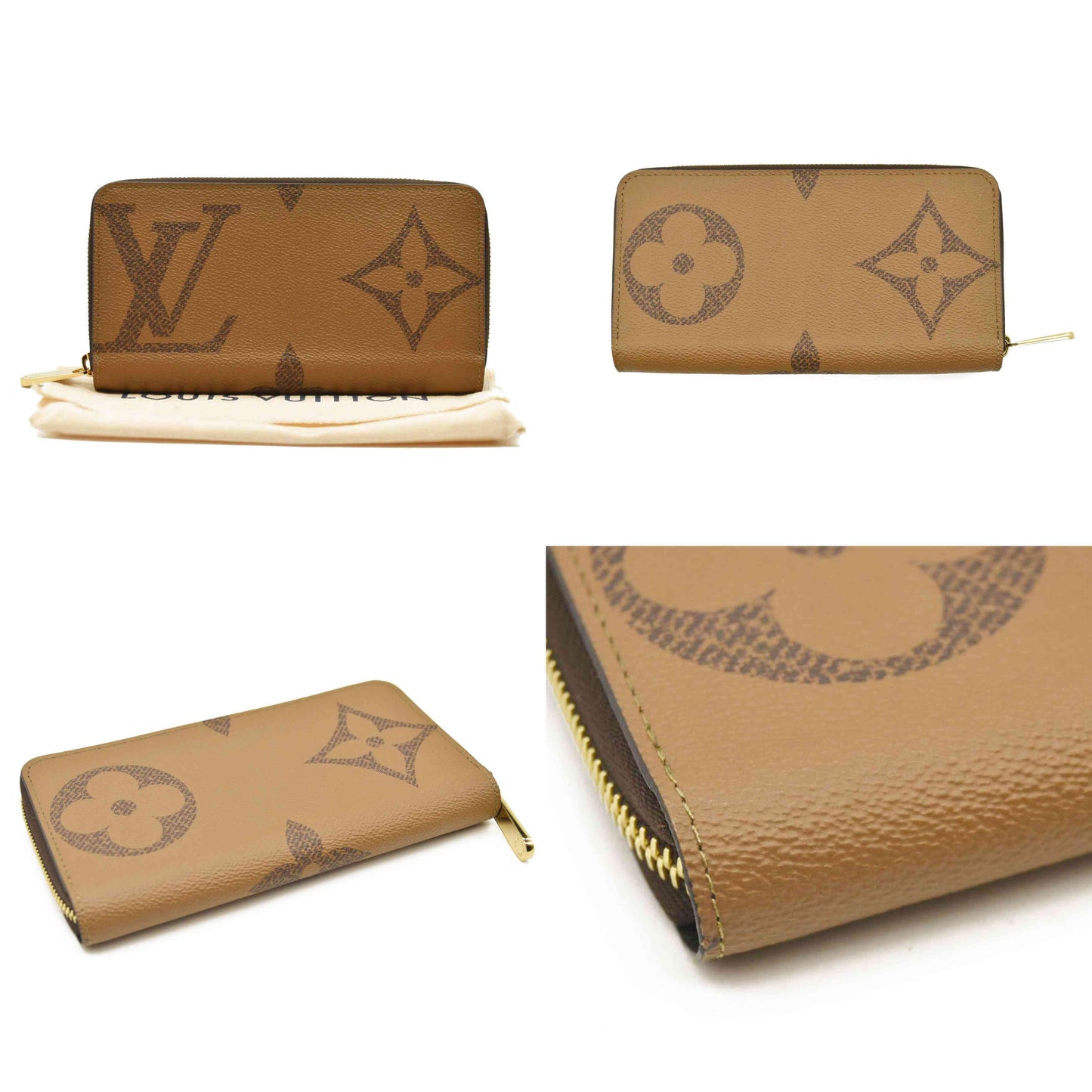 LOUIS VUITTON  Reverse Monogram Giant Zippy Wallet CA0260