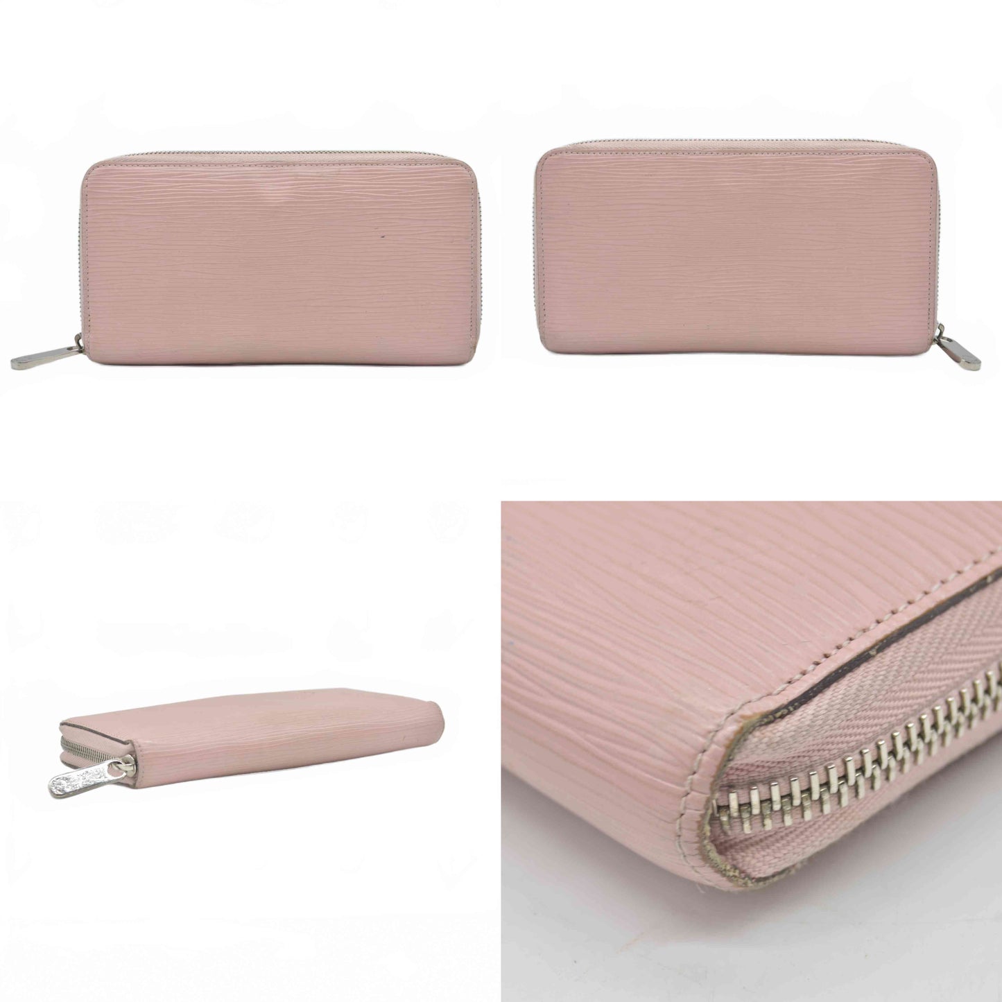 $1040 2016 LOUIS VUITTON Epi Zippy Wallet Rose Ballerine CA1116
