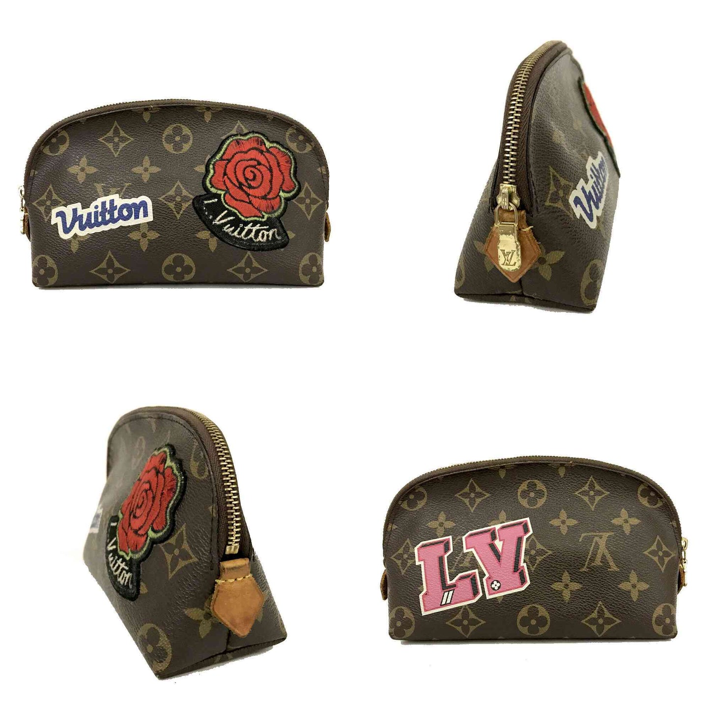 Louis Vuitton  Monogram Patches Cosmetic Pouch PM