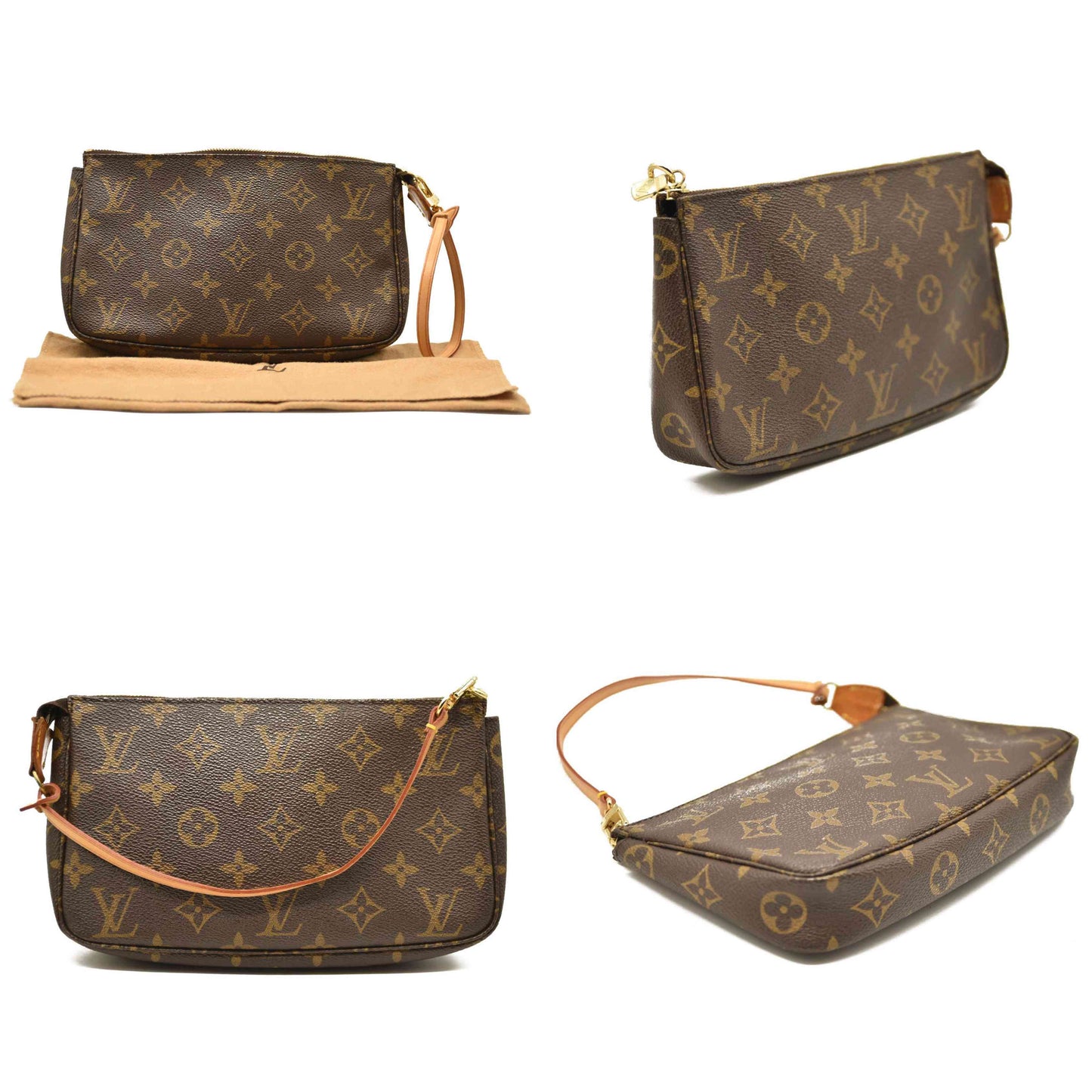 LOUIS VUITTON Monogram Pochette Accessories  AR0928