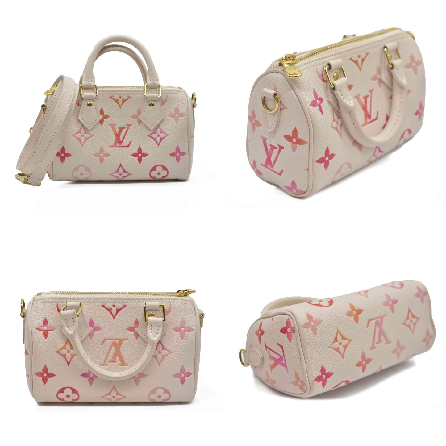 Louis Vuitton  Empreinte Monogram Nano Speedy Sunrise Aquarelle RFID