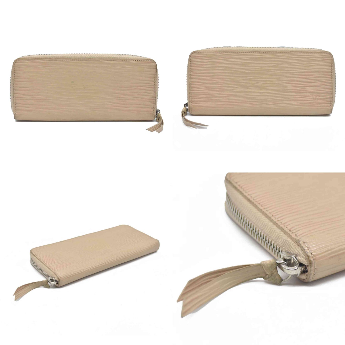 $715 Louis Vuitton  Epi Zippy Wallet Light Pink