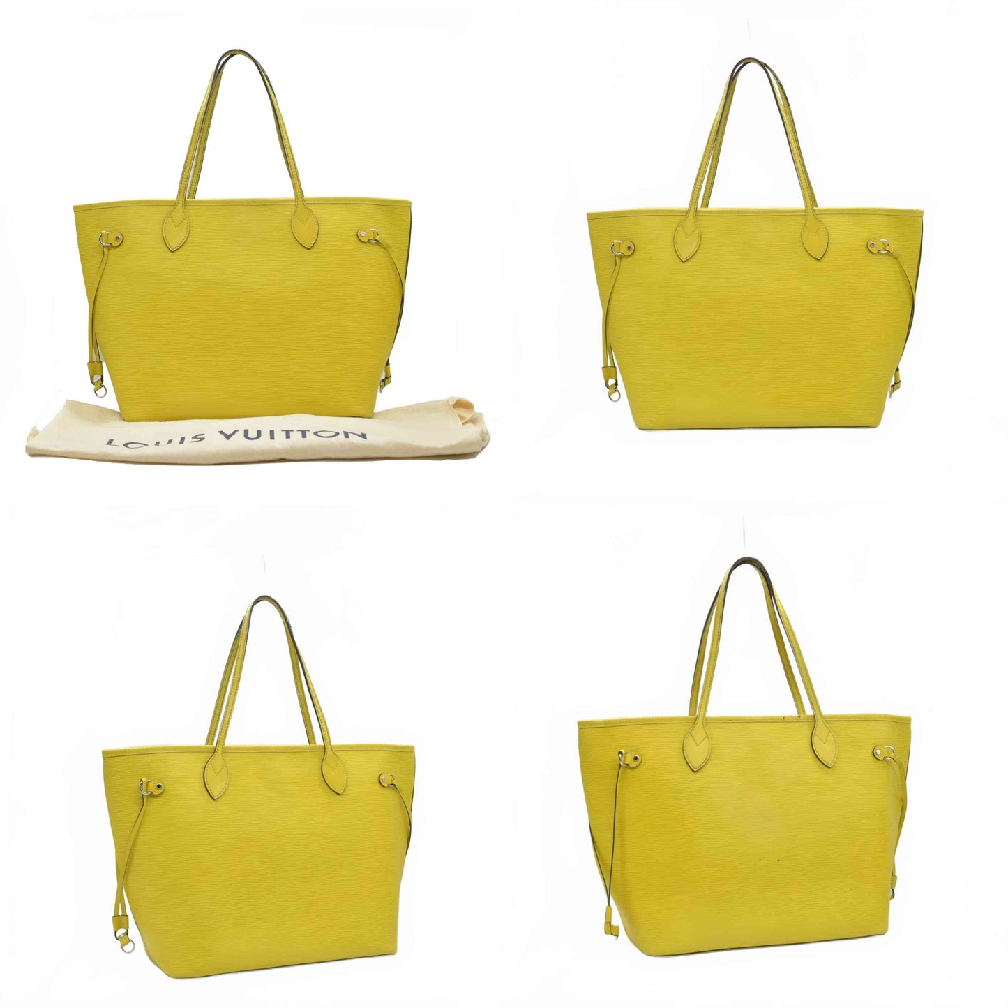 $2640 2014 Louis Vuitton Pistache Epi Leather Neverfull MM Bag CA2194 CONSIGNMENT