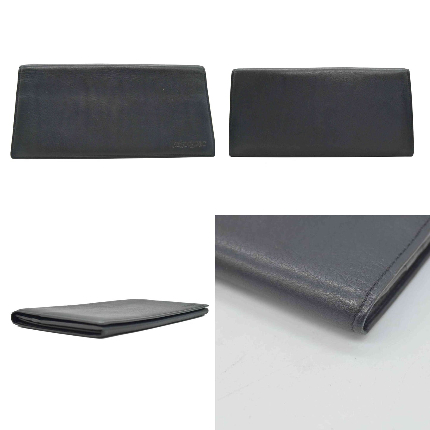 YSL Yves Saint Laurent Leather Continental Wallet CONSIGNMENT