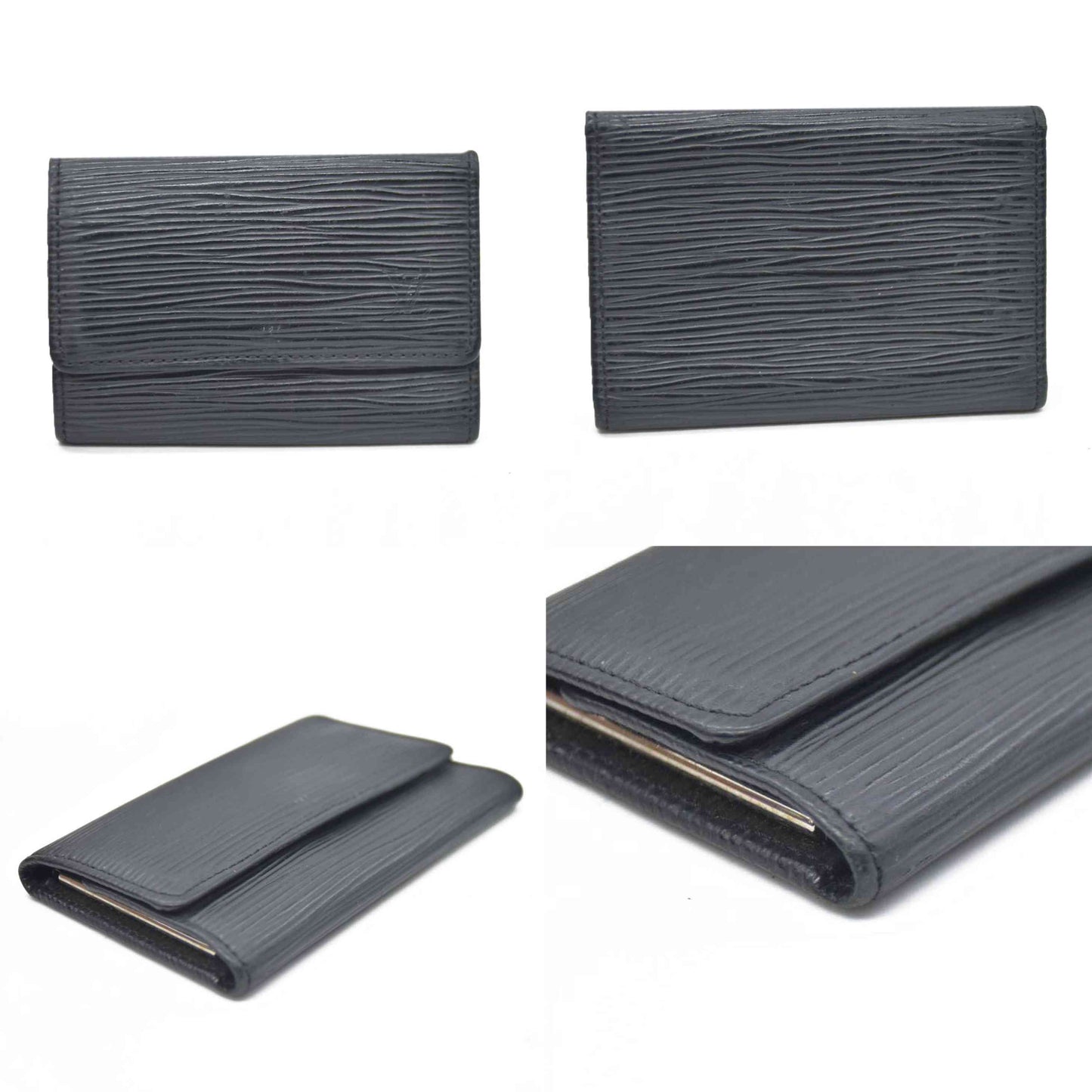 Louis Vuitton $415 Epi Multicles Leather 6 Ring Key Case Black CT4250