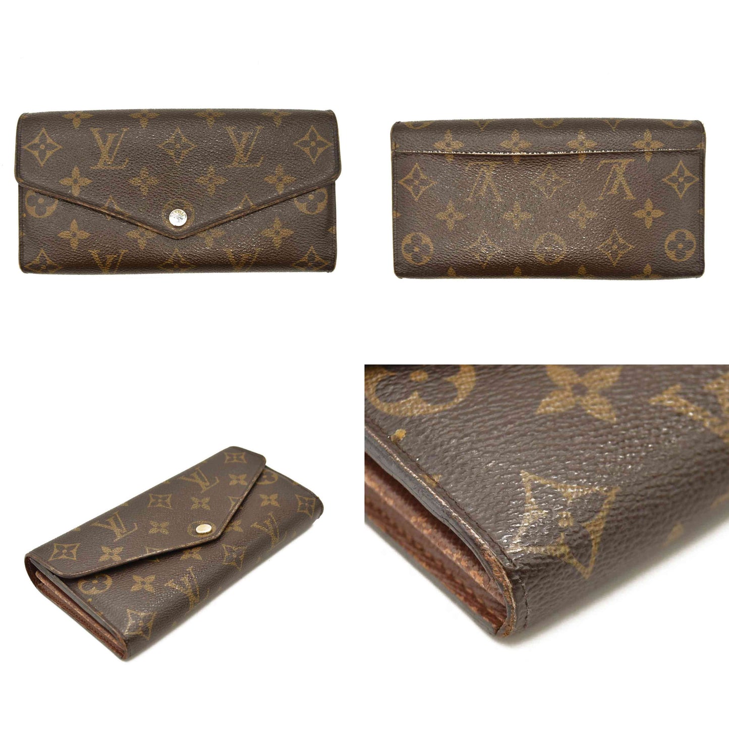 Louis Vuitton  Monogram Sarah Wallet CT0174