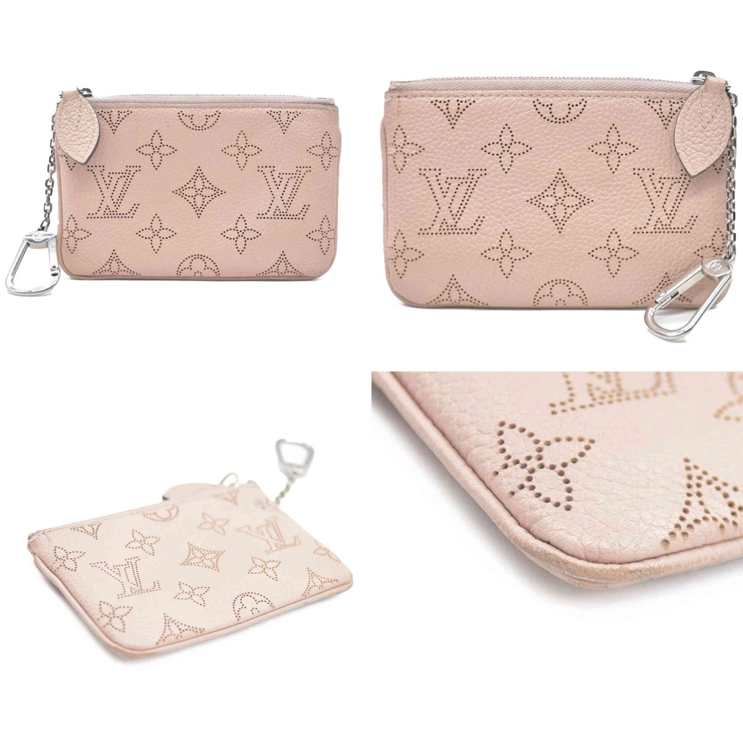 AUCTION Louis Vuitton  Mahina Key Pouch Magnolia