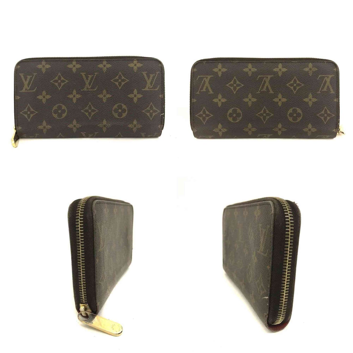 LOUIS VUITTON Monogram Zippy Wallet