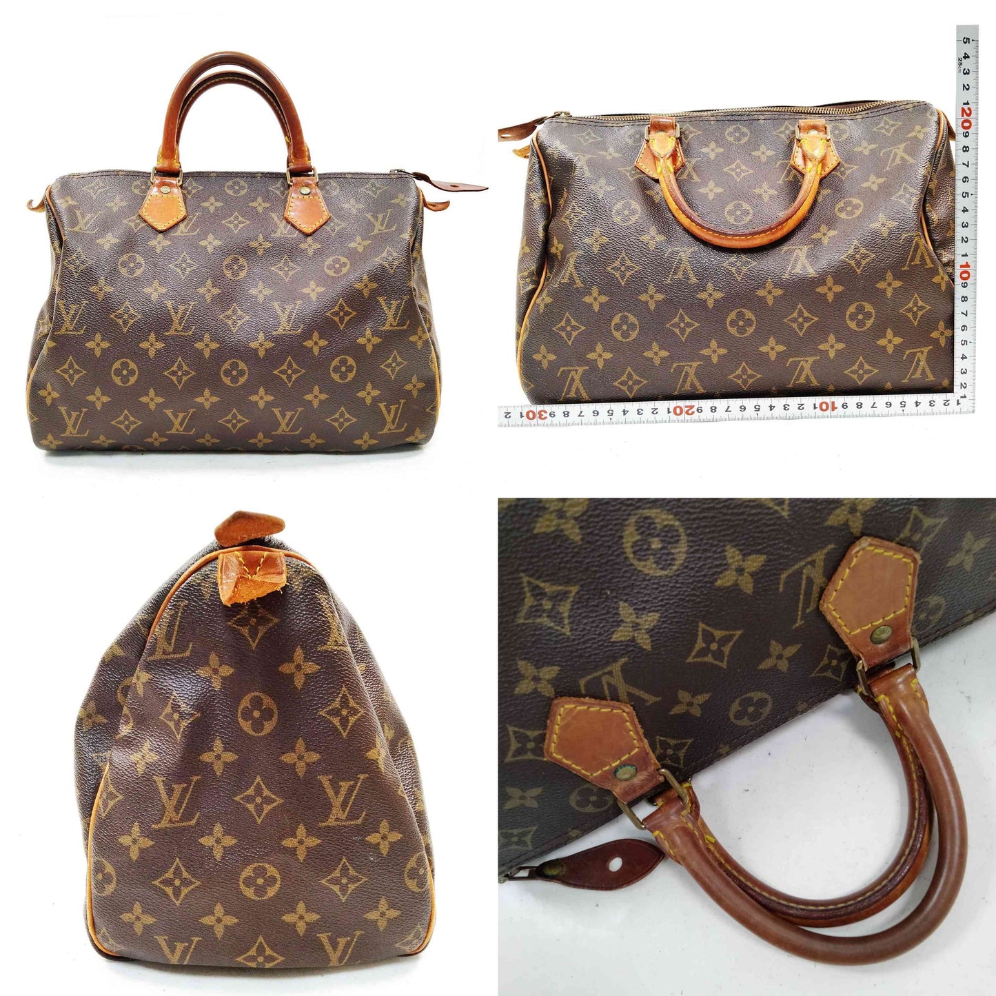 $1550 1991 Louis Vuitton Monogram Speedy 30 VI0961