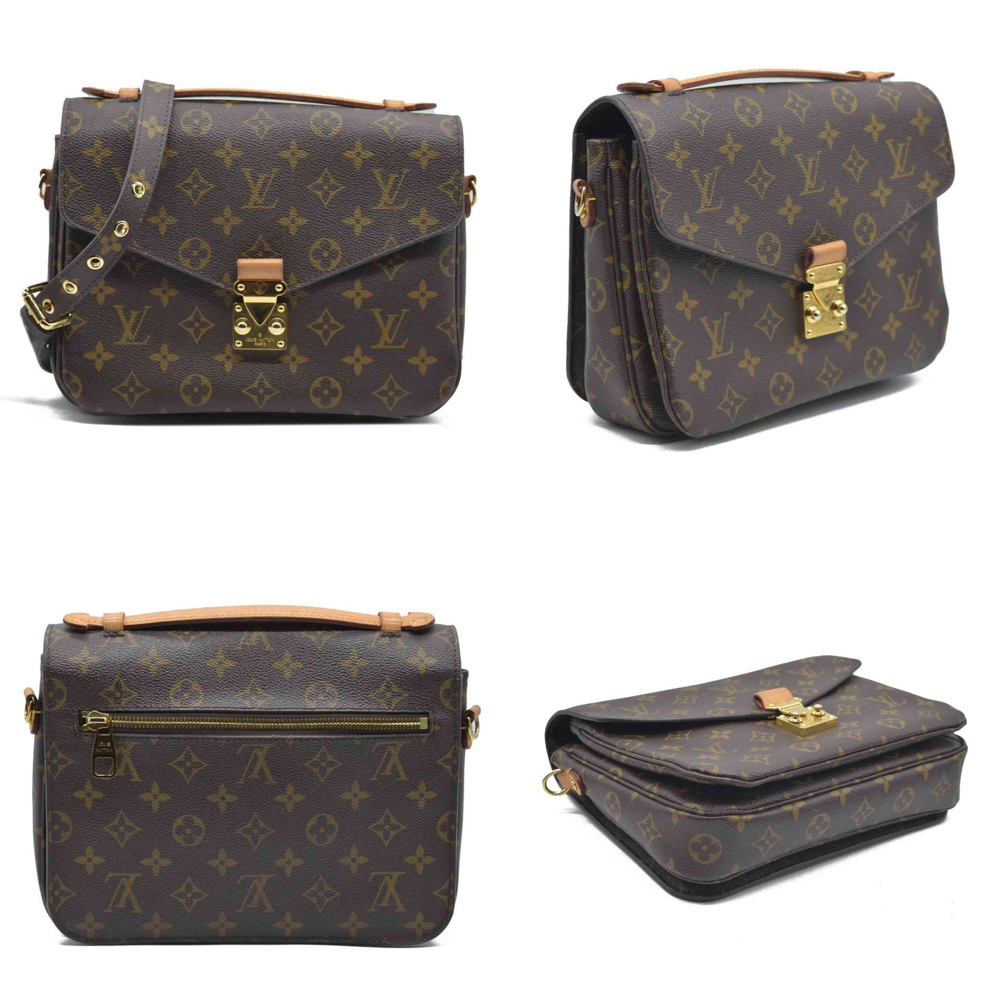 $2760 Louis Vuitton Monogram Pochette Metis DU1137