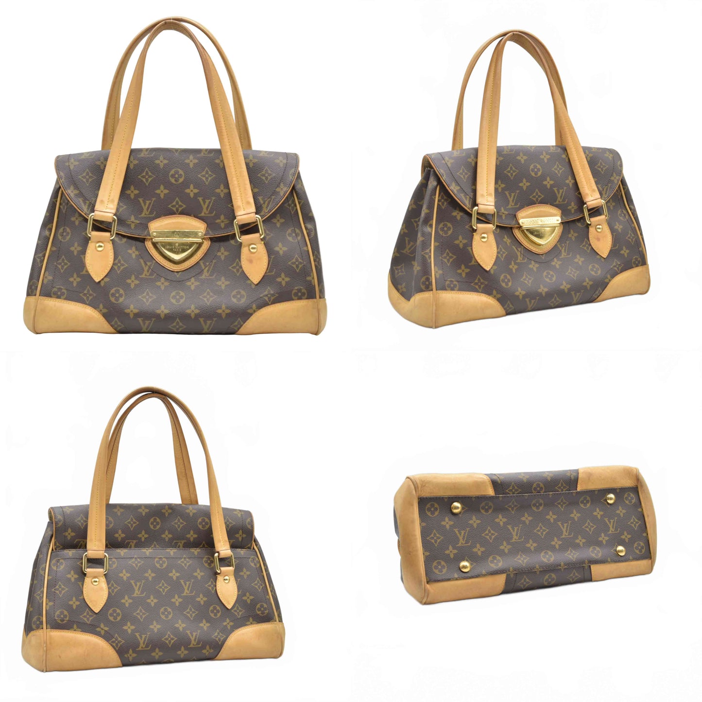 $1880 2008 Louis Vuitton Beverly GM Monogram SD1028