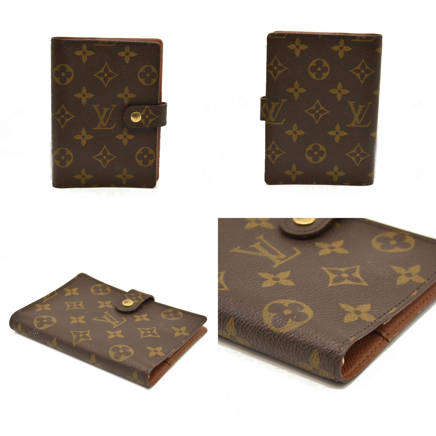 Louis Vuitton  Monogram Small Ring Agenda CA0958