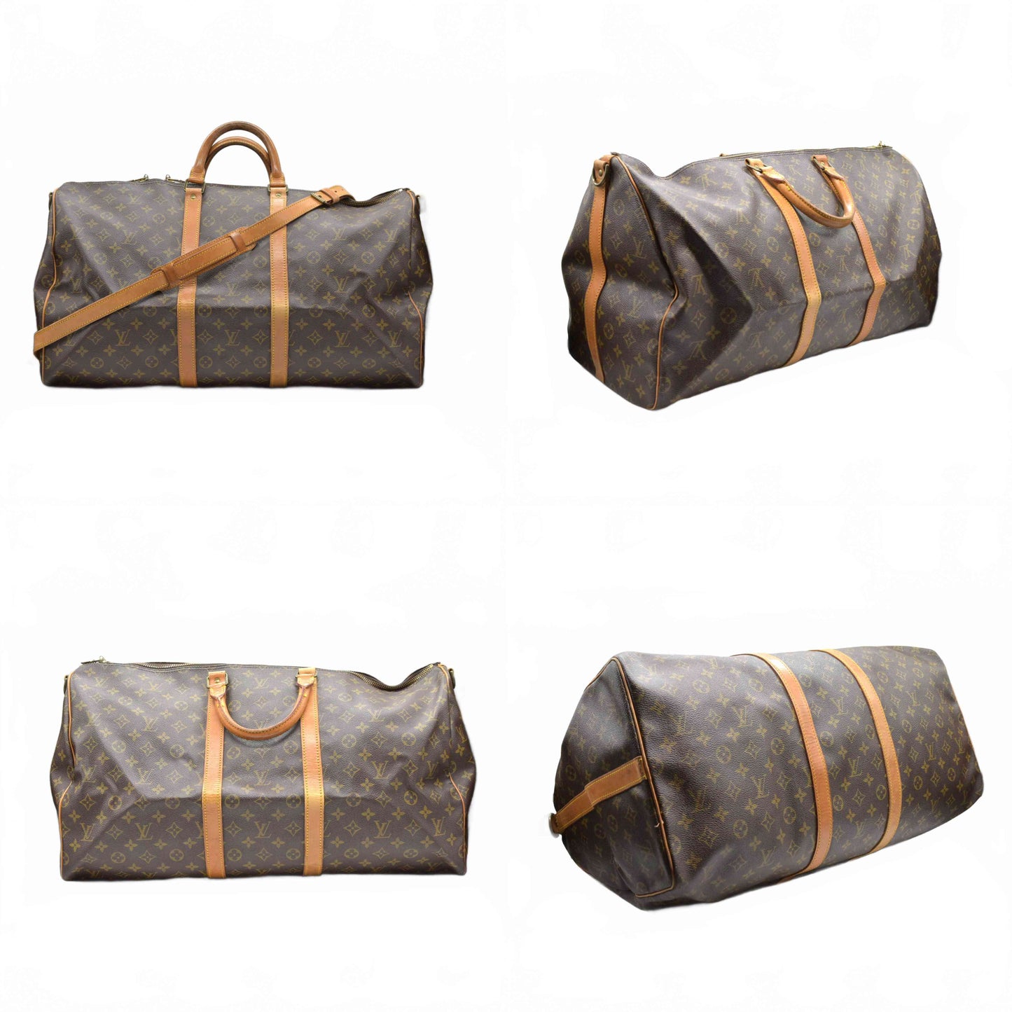 $2700 1988 Louis Vuitton Monogram Keepall Bandouliere 55 VI881