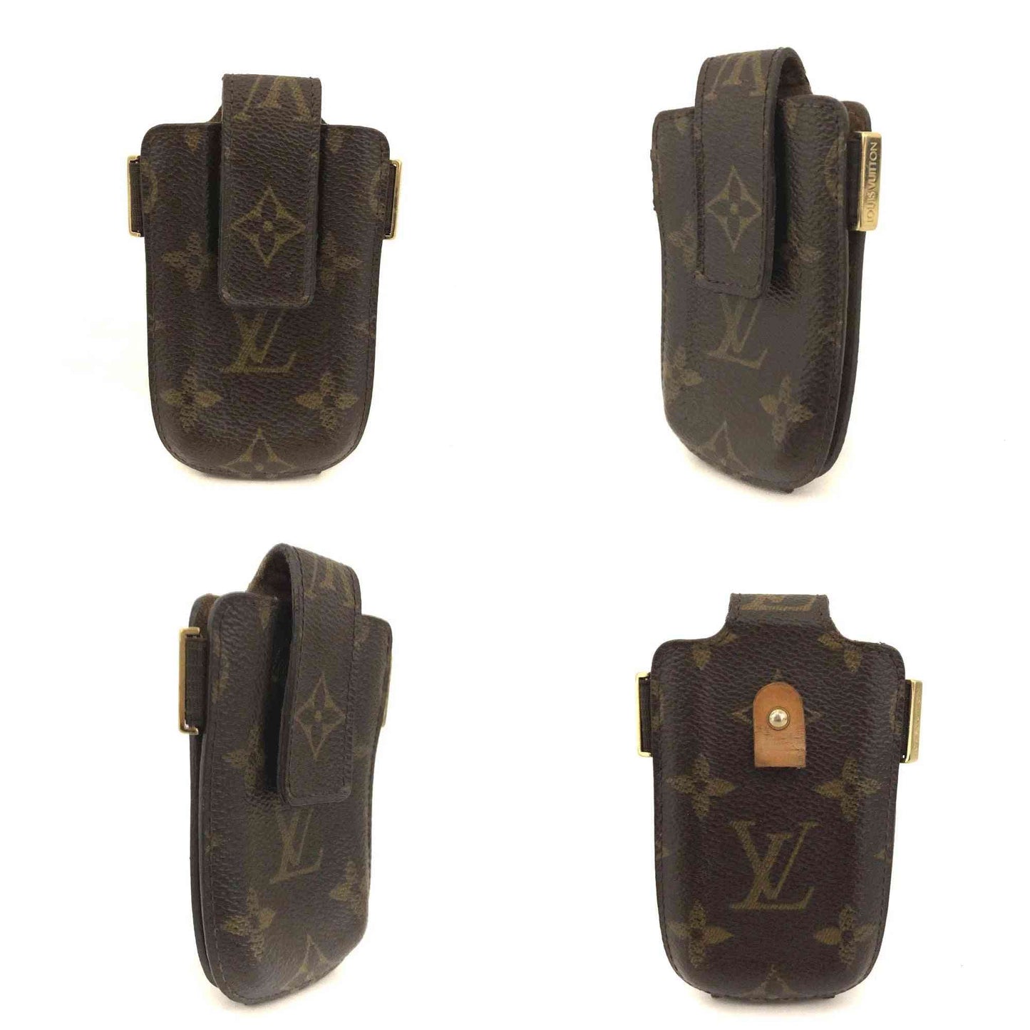 $250 Louis Vuitton Monogram Etui Telephone Japan Cellphone Case MI0042