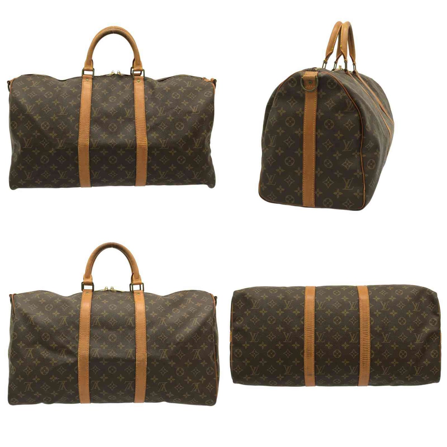 LOUIS VUITTON Monogram Keepall Bandouliere 50  VI1910