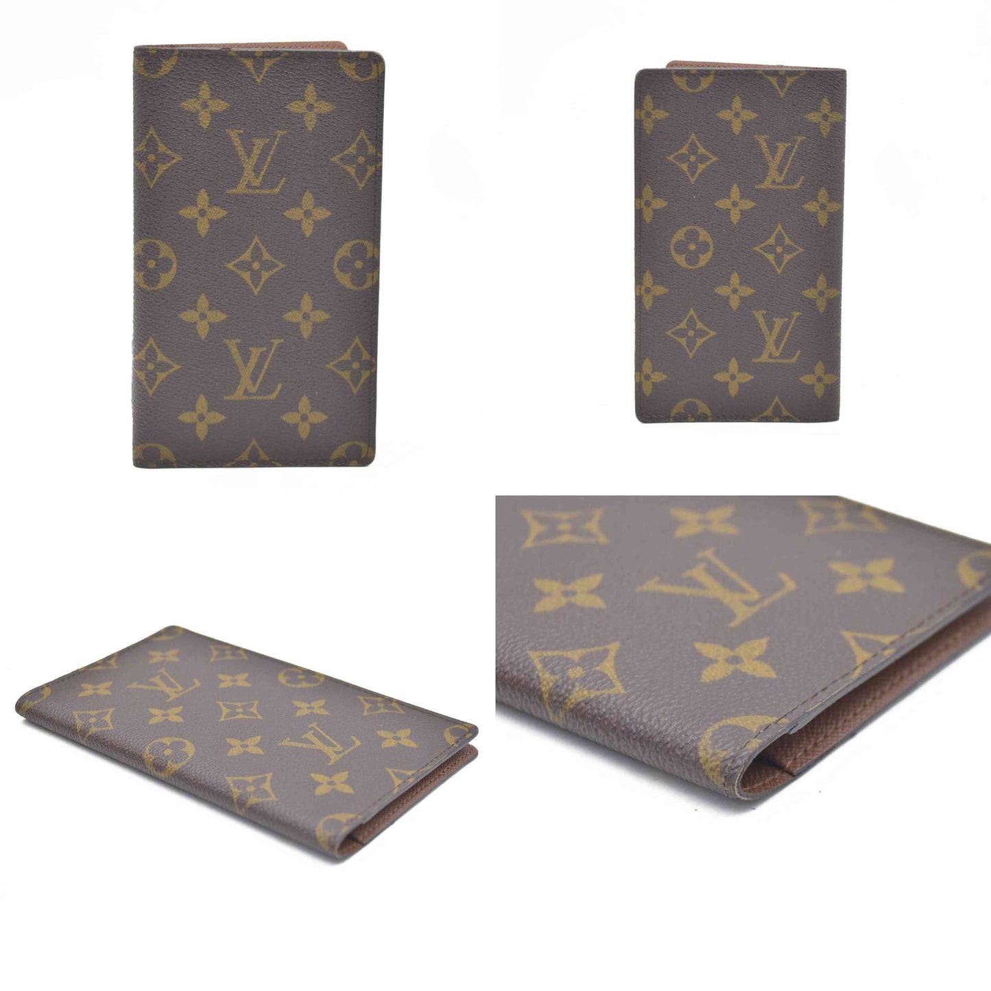 AUCTION $360 Louis Vuitton  Monogram Pocket Agenda Cover