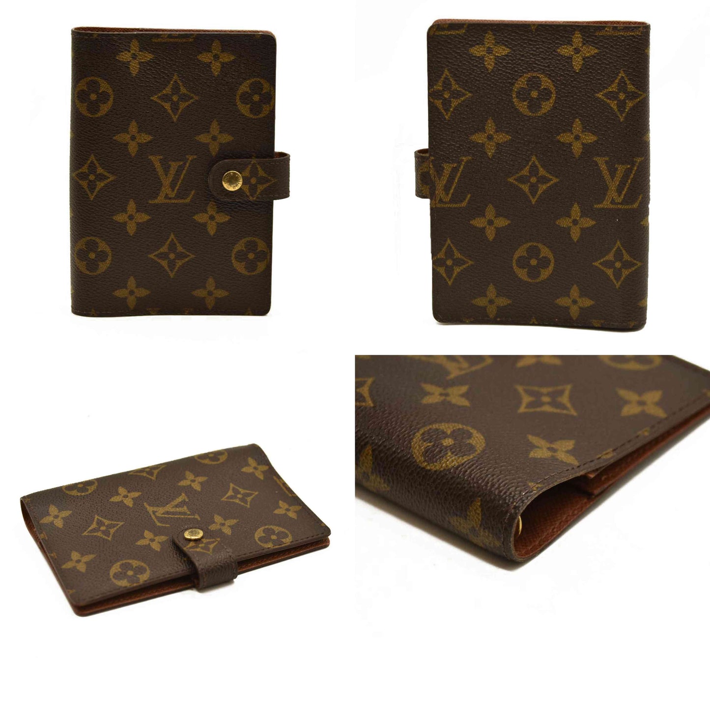 Louis Vuitton  Monogram Small Ring Agenda CA0979