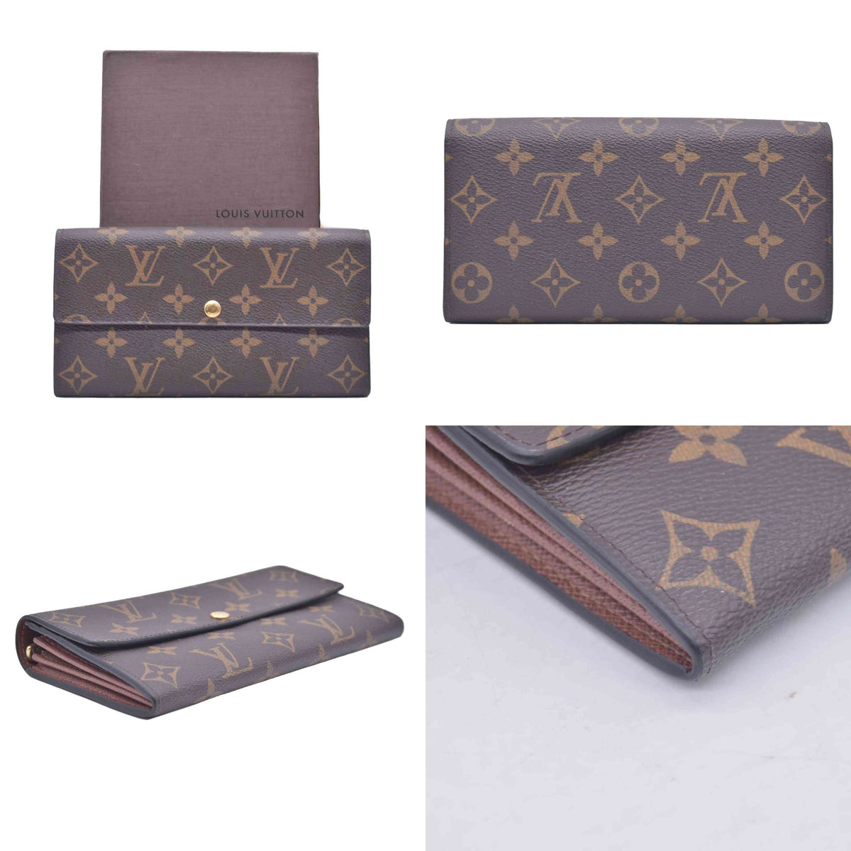 $725 2012 Louis Vuitton Monogram Porte Tresor International Wallet CA1102 CONSIGNMENT