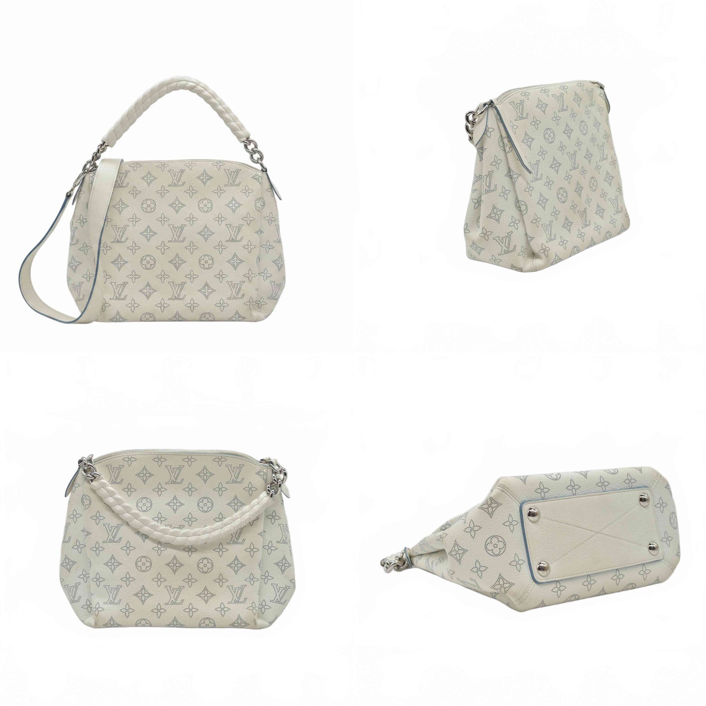 $3950 Louis Vuitton  LV Monogram Babylone BB White