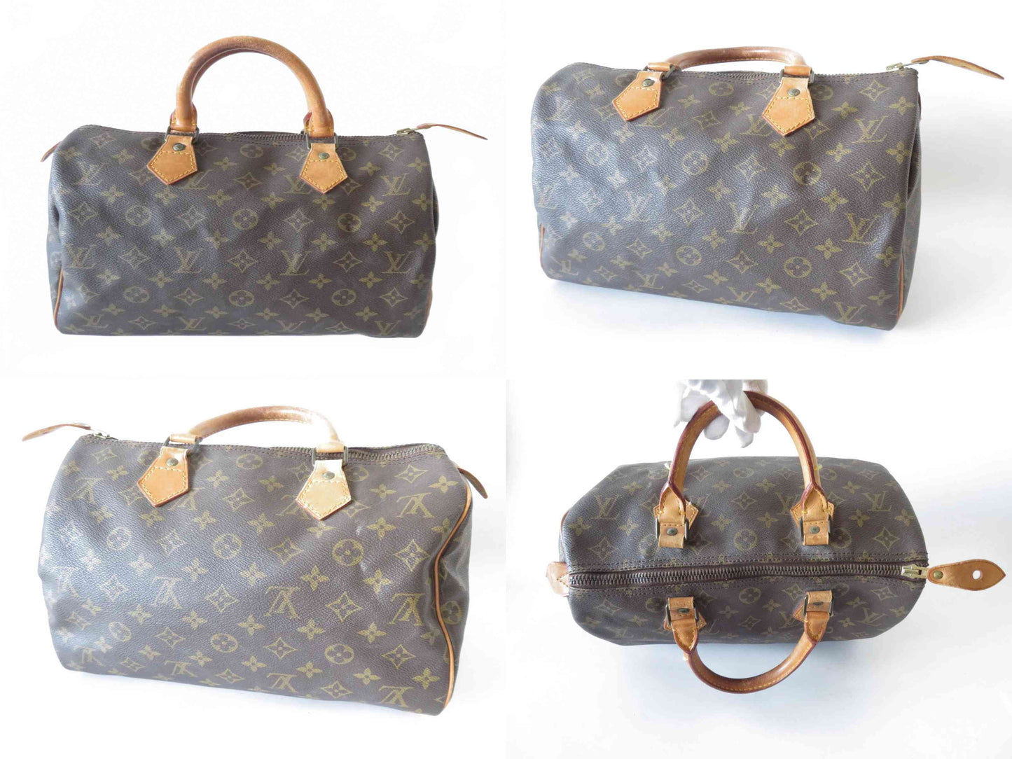 Louis Vuitton Monogram Speedy 30 Hand Bag 853
