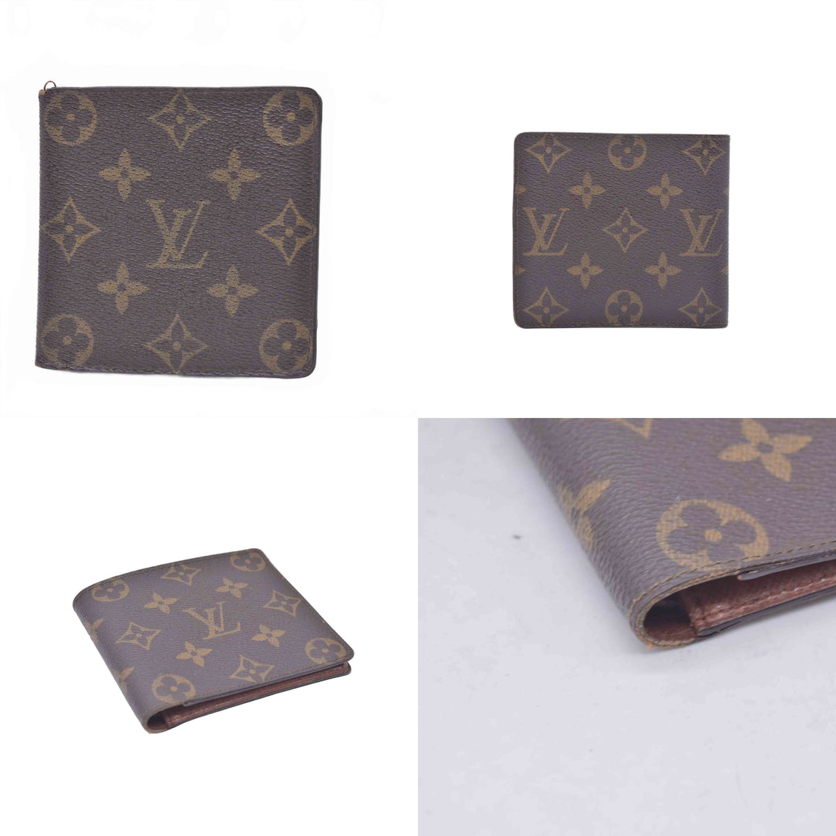 $540 Louis Vuitton Monogram Marco Wallet 884RA CONSIGNMENT 10021276