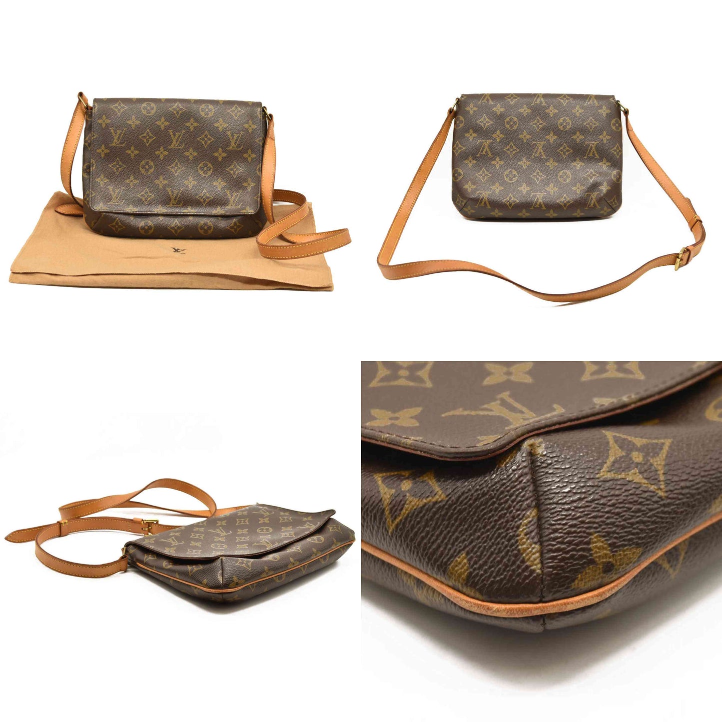 LOUIS VUITTON Monogram Musette Tango SD1022