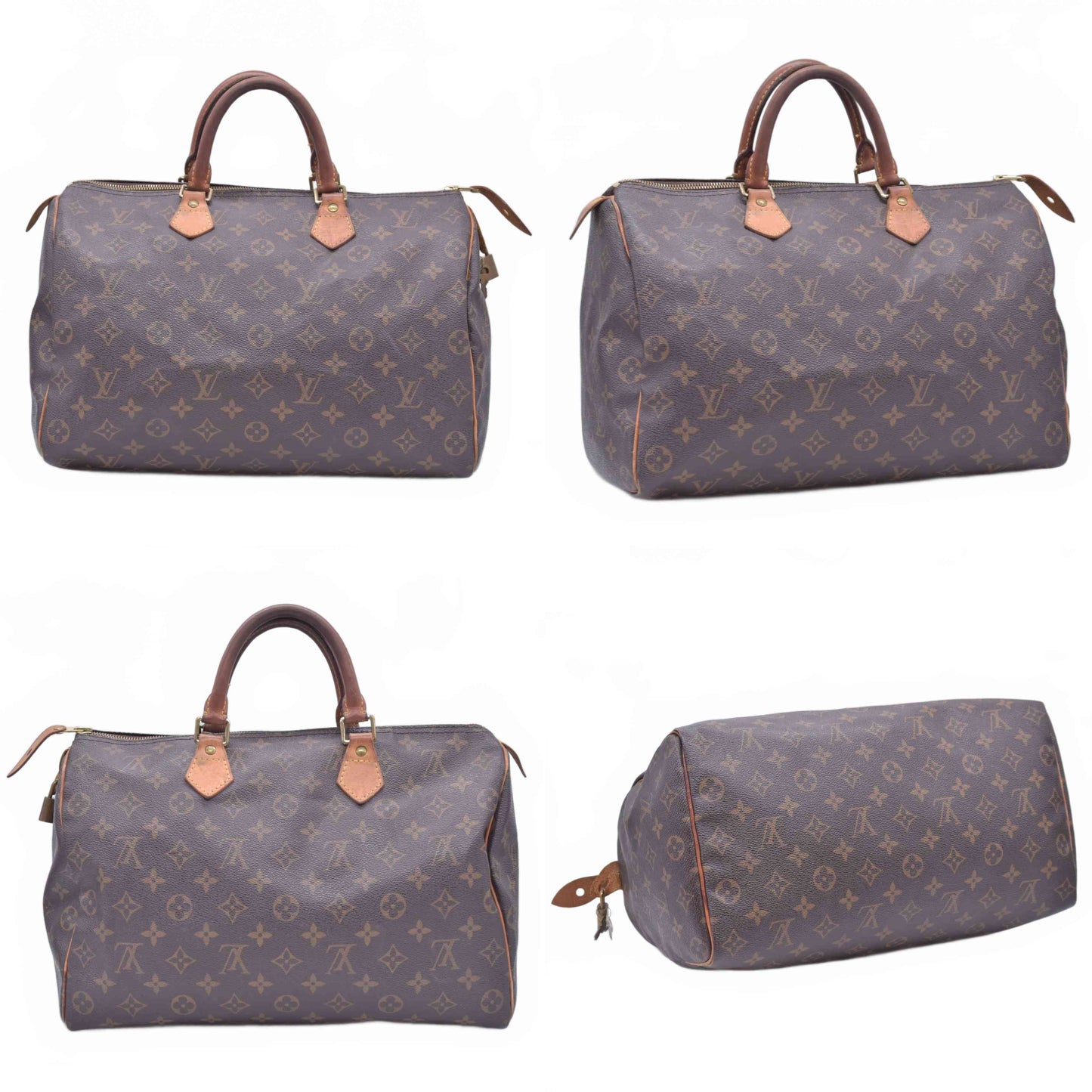 $1700 2005 Louis Vuitton Speedy 35 Monogram AA0065