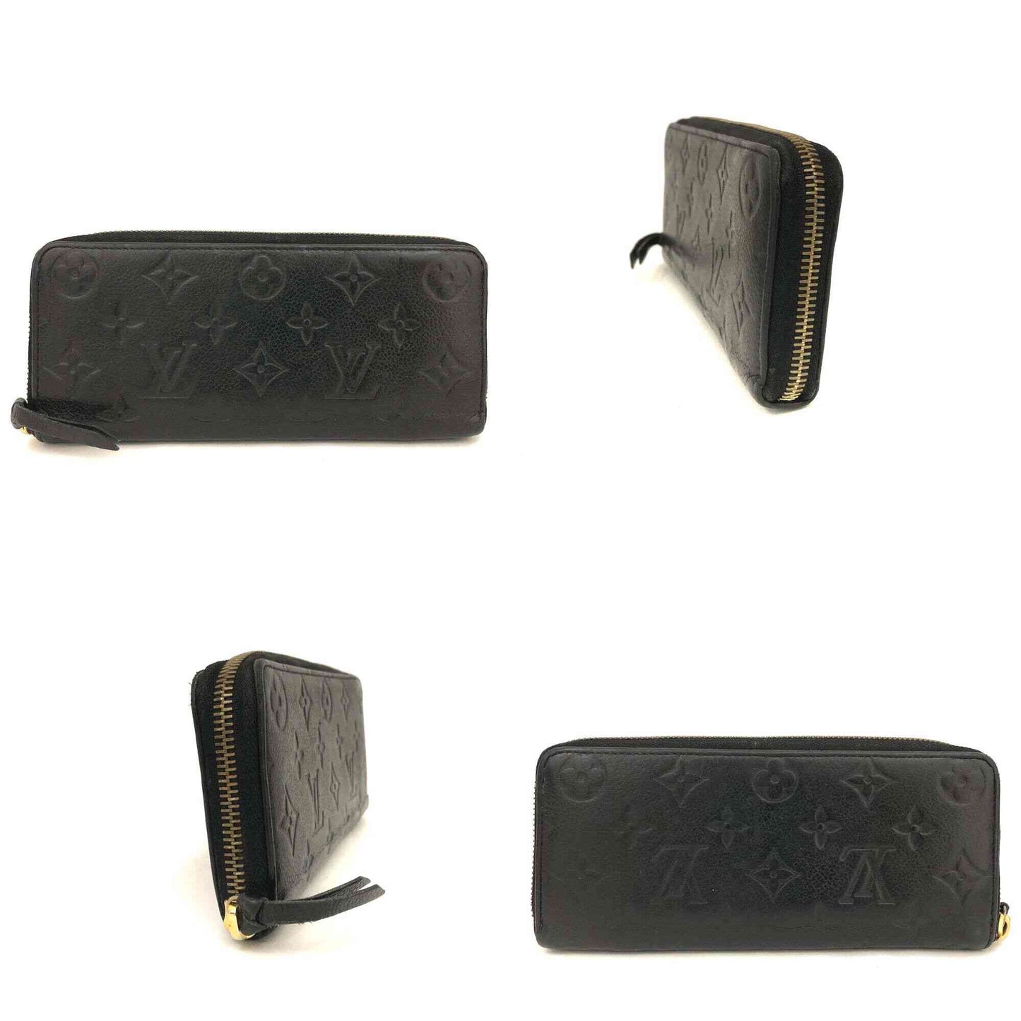 Louis Vuitton  Empreinte Clemence Wallet Black SP4106