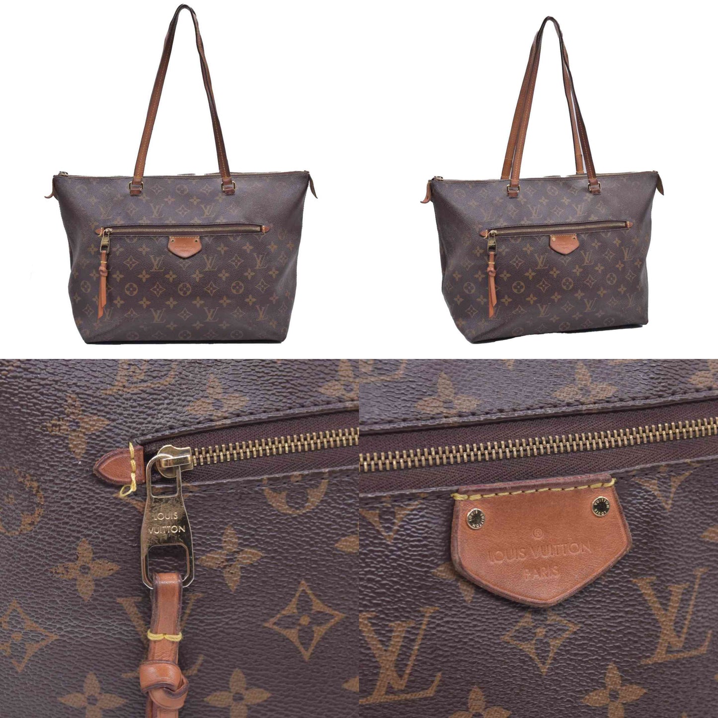 $1620 2017 LOUIS VUITTON Monogram Iena MM Tote Bag FL3137
