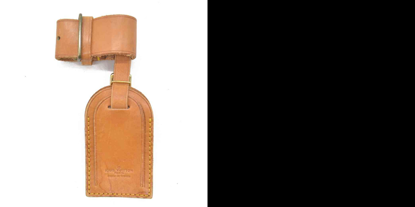 Louis Vuitton Vachetta Luggage Tag and Handle Strap Set LARGE 6