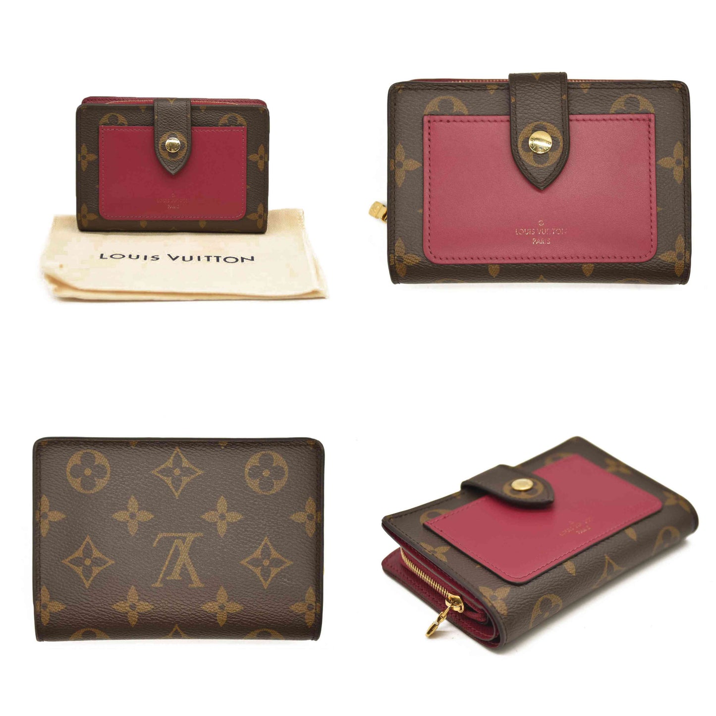 Louis Vuitton Monogram Juliette Wallet Fuchsia