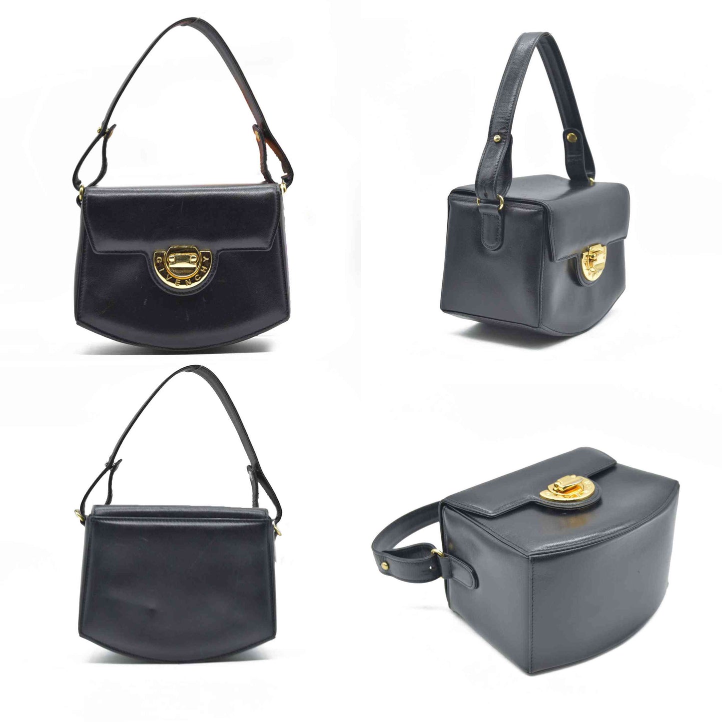 $1190 GIVENCHY Mini Turnlock Handbag