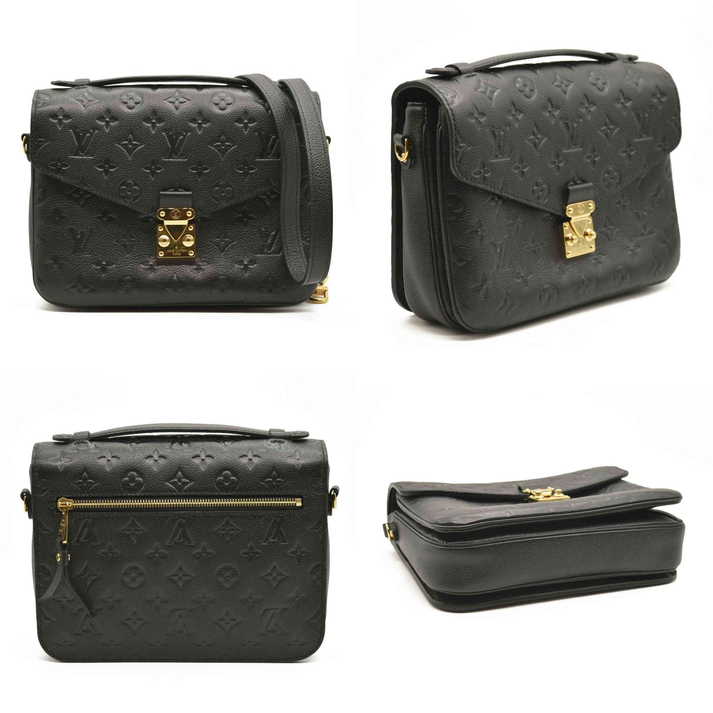 LOUIS VUITTON Empreinte Pochette Metis Black AR4146