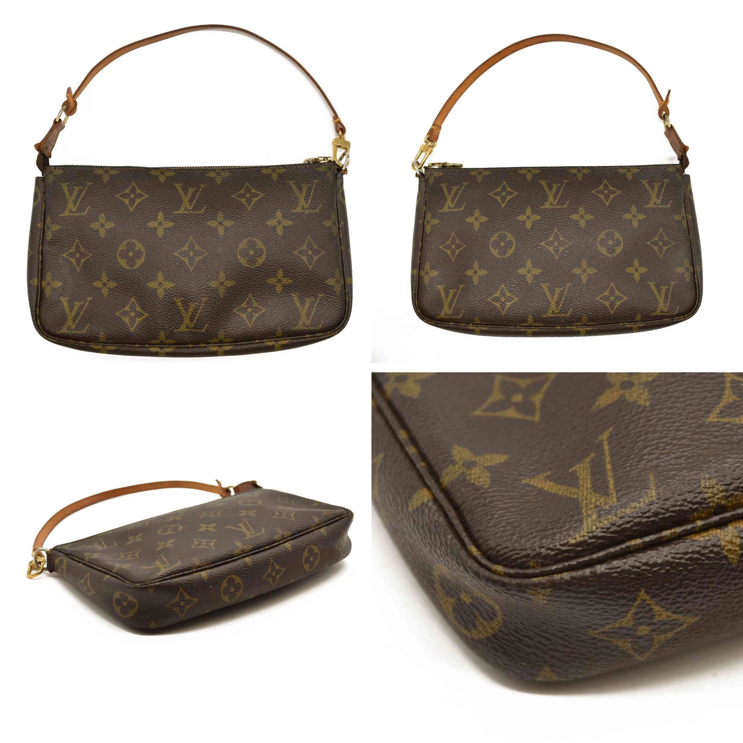 LOUIS VUITTON Monogram Pochette Accessories AR0013