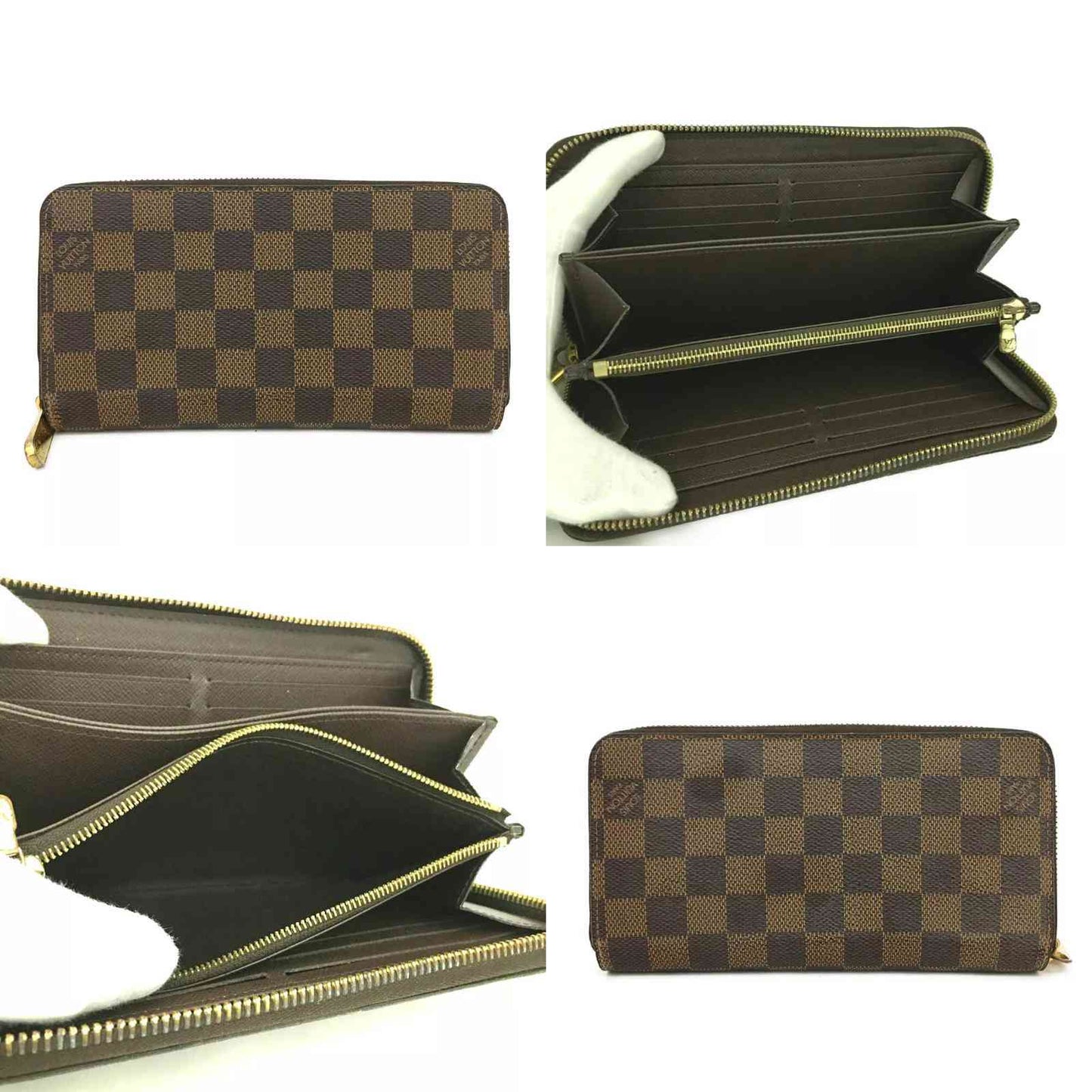 Louis Vuitton  Damier Ebene Zippy Wallet GI2129