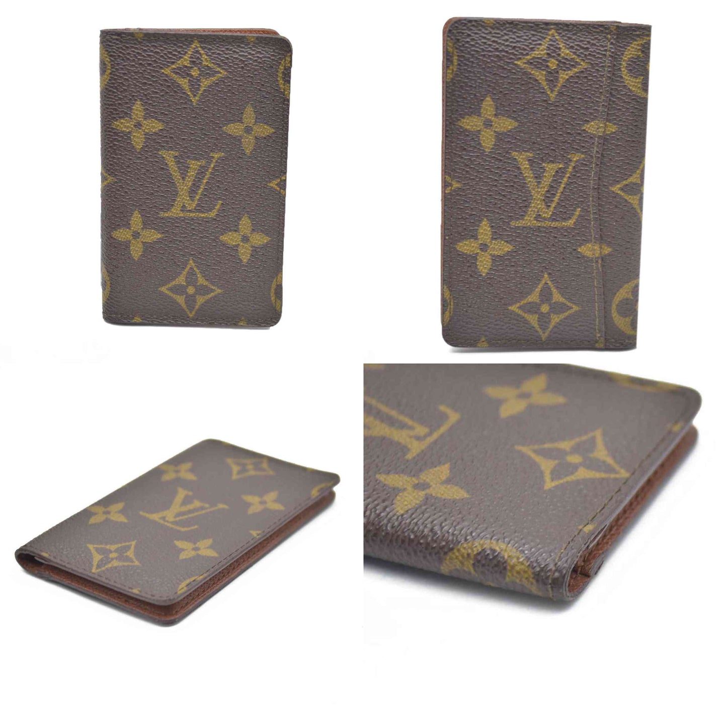 AUCTION $440 Louis Vuitton  Monogram Business Card Holder